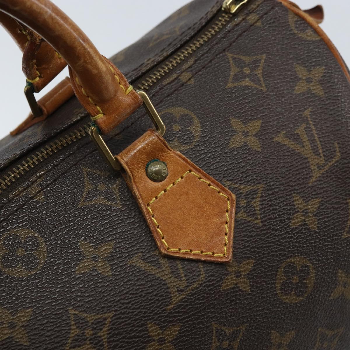 LOUIS VUITTON Monogram Speedy 30 Hand Bag M41526 LV Auth 171743A