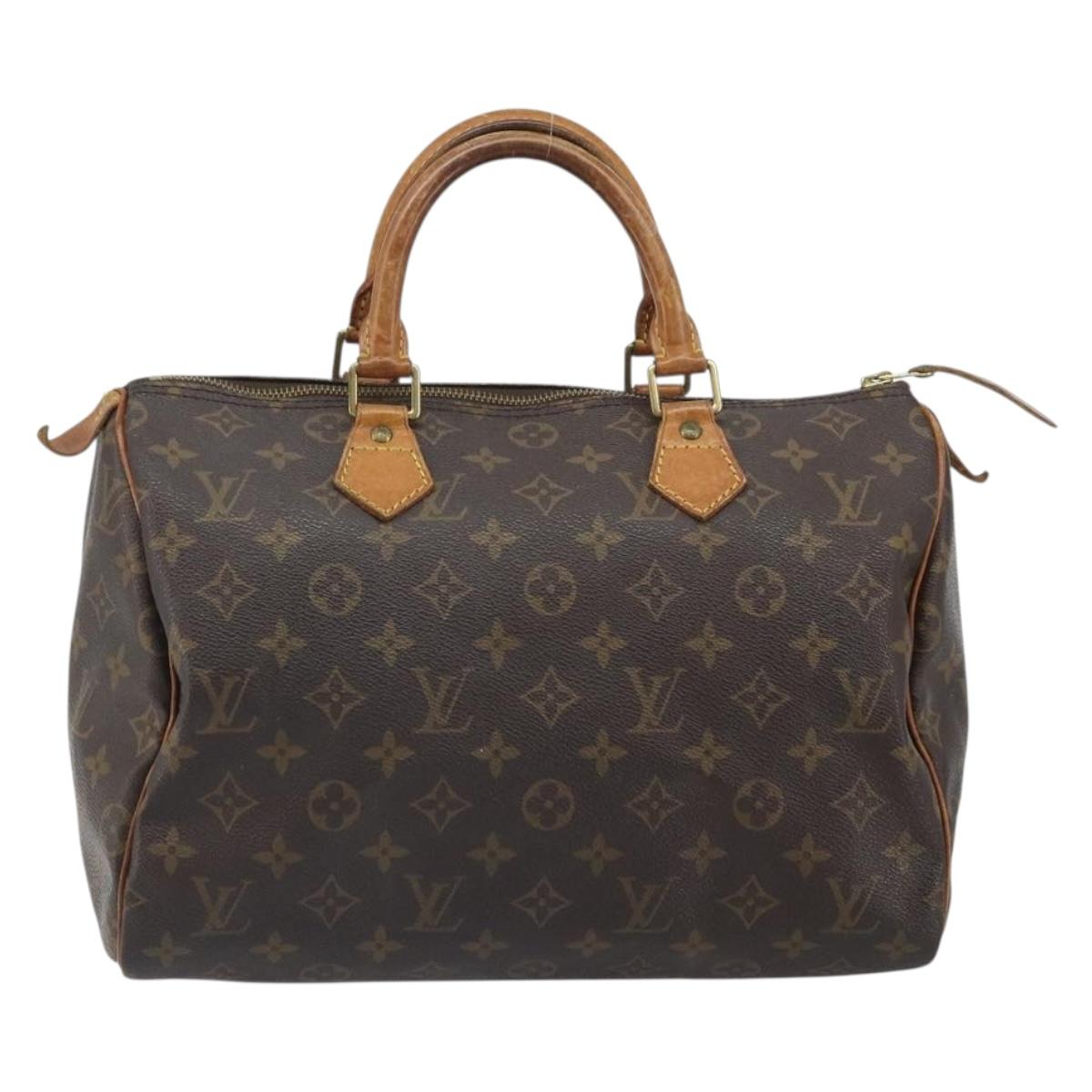 LOUIS VUITTON Monogram Speedy 30 Hand Bag M41526 LV Auth 171743A