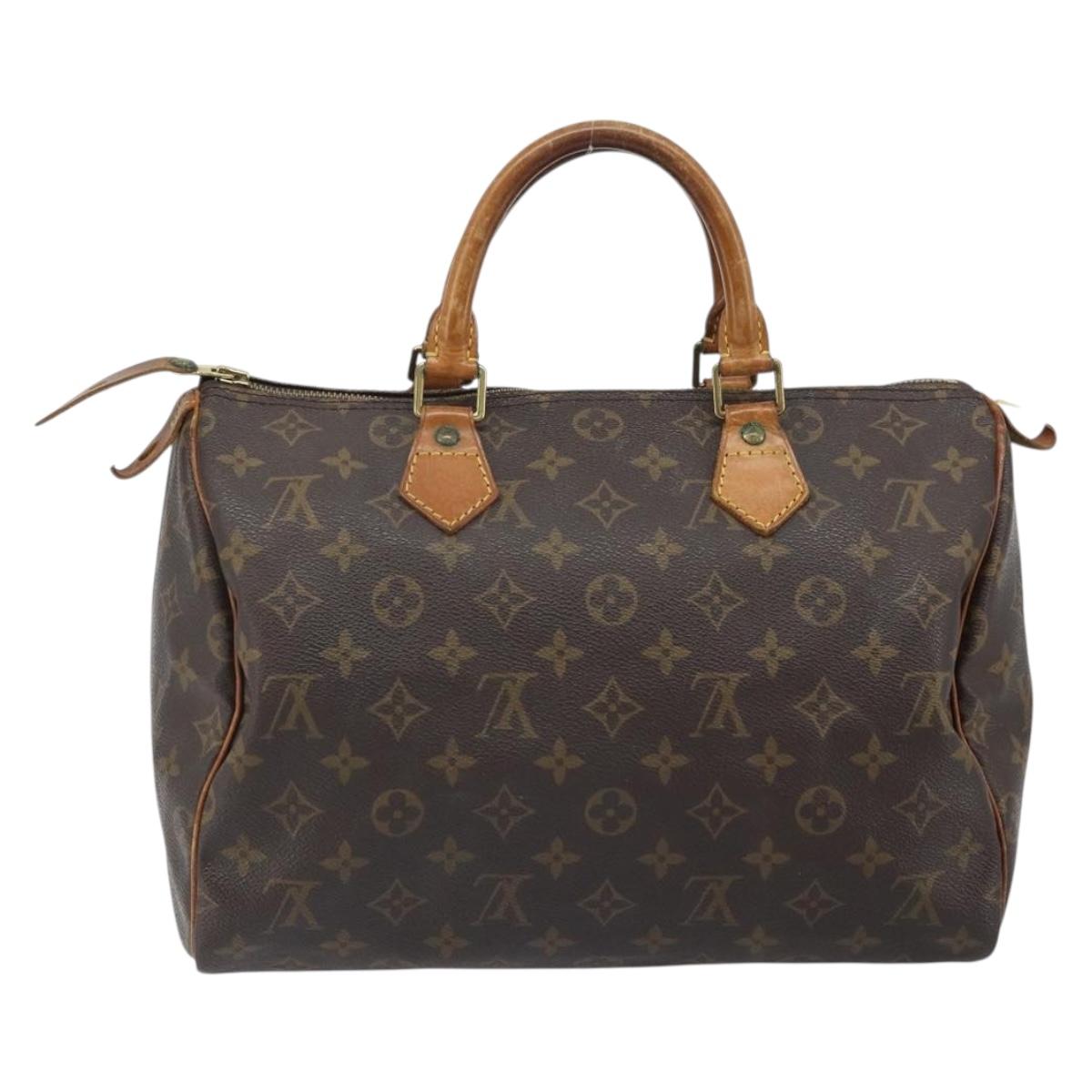 LOUIS VUITTON Monogram Speedy 30 Hand Bag M41526 LV Auth 171743A