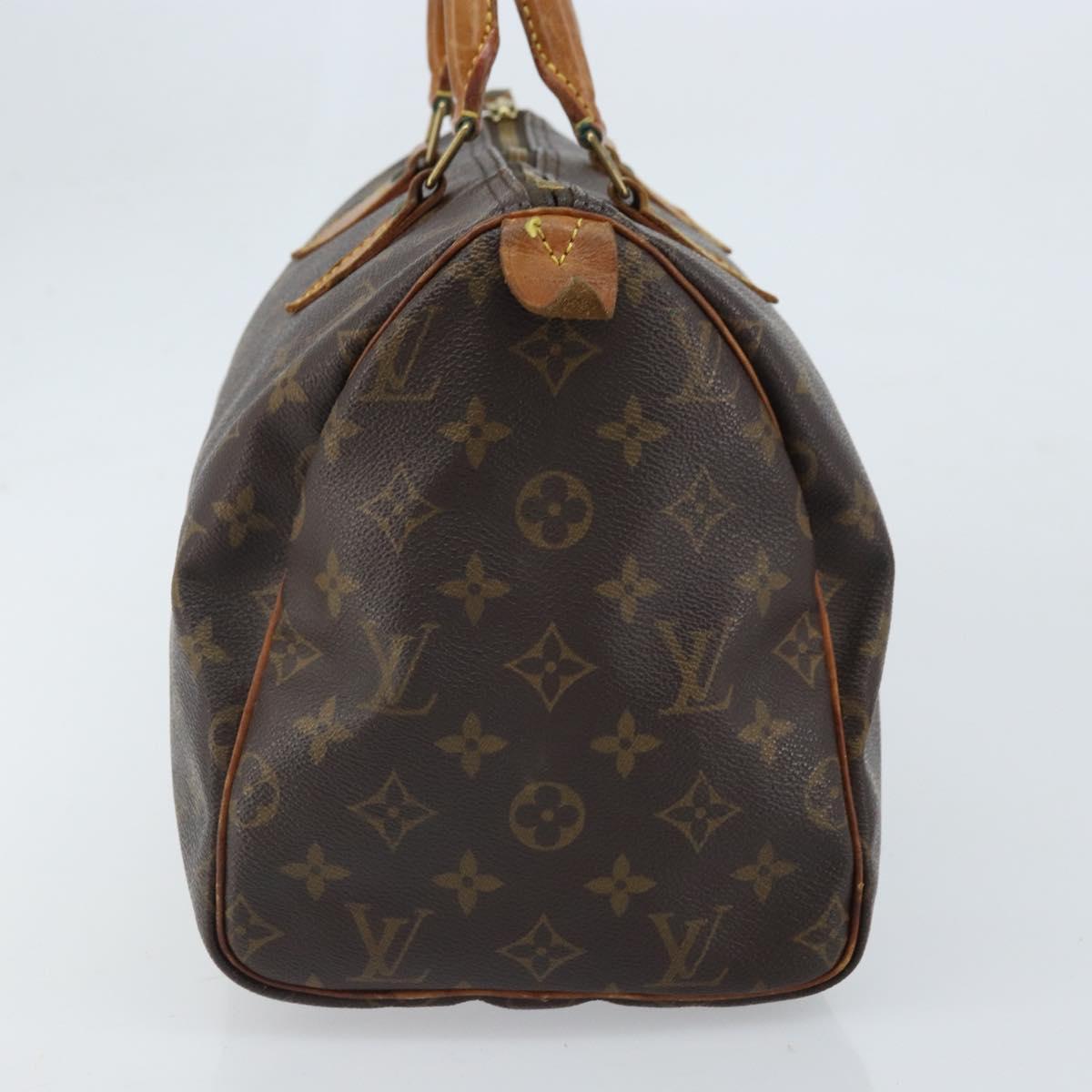LOUIS VUITTON Monogram Speedy 30 Hand Bag M41526 LV Auth 171743A