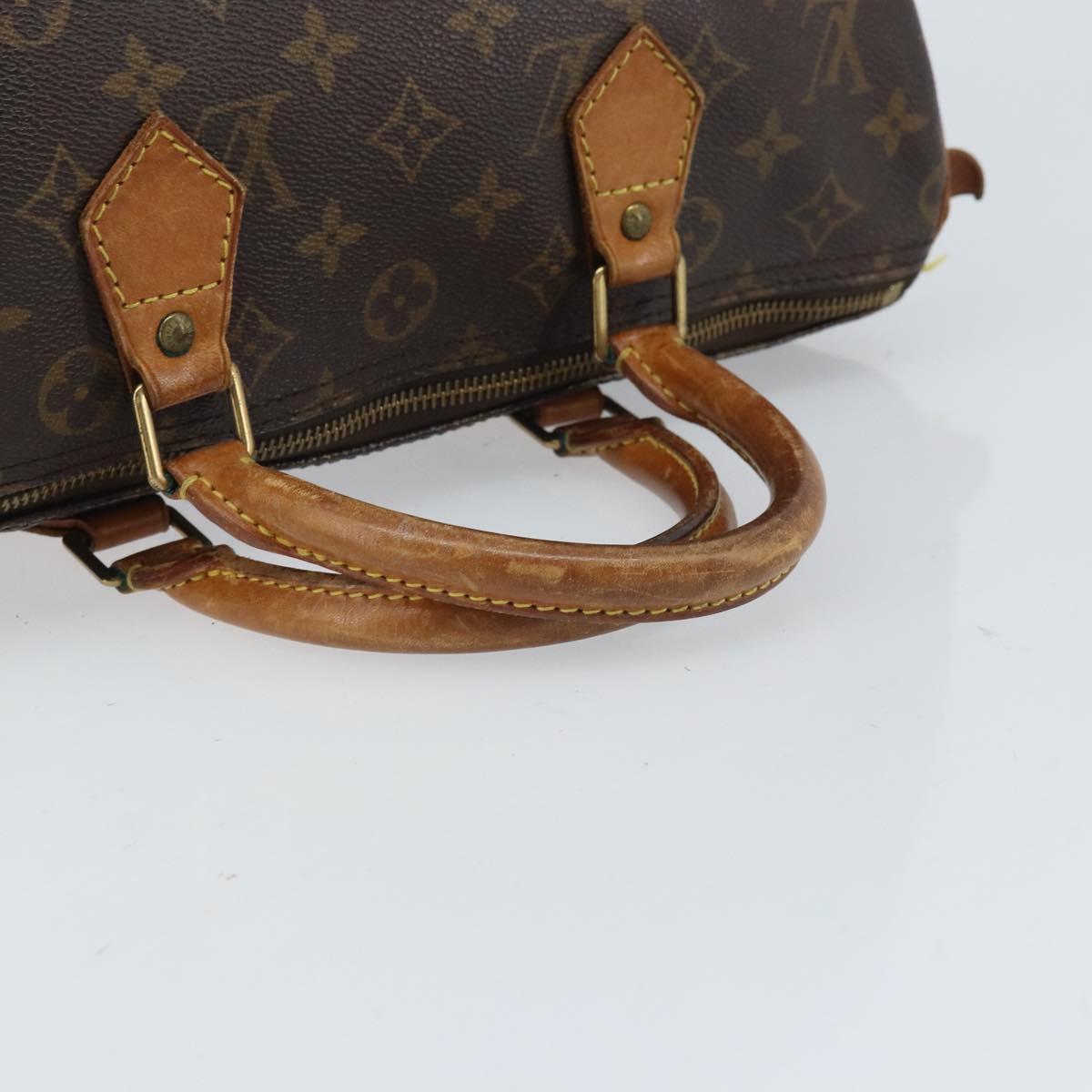 LOUIS VUITTON Monogram Speedy 30 Hand Bag M41526 LV Auth 171743A