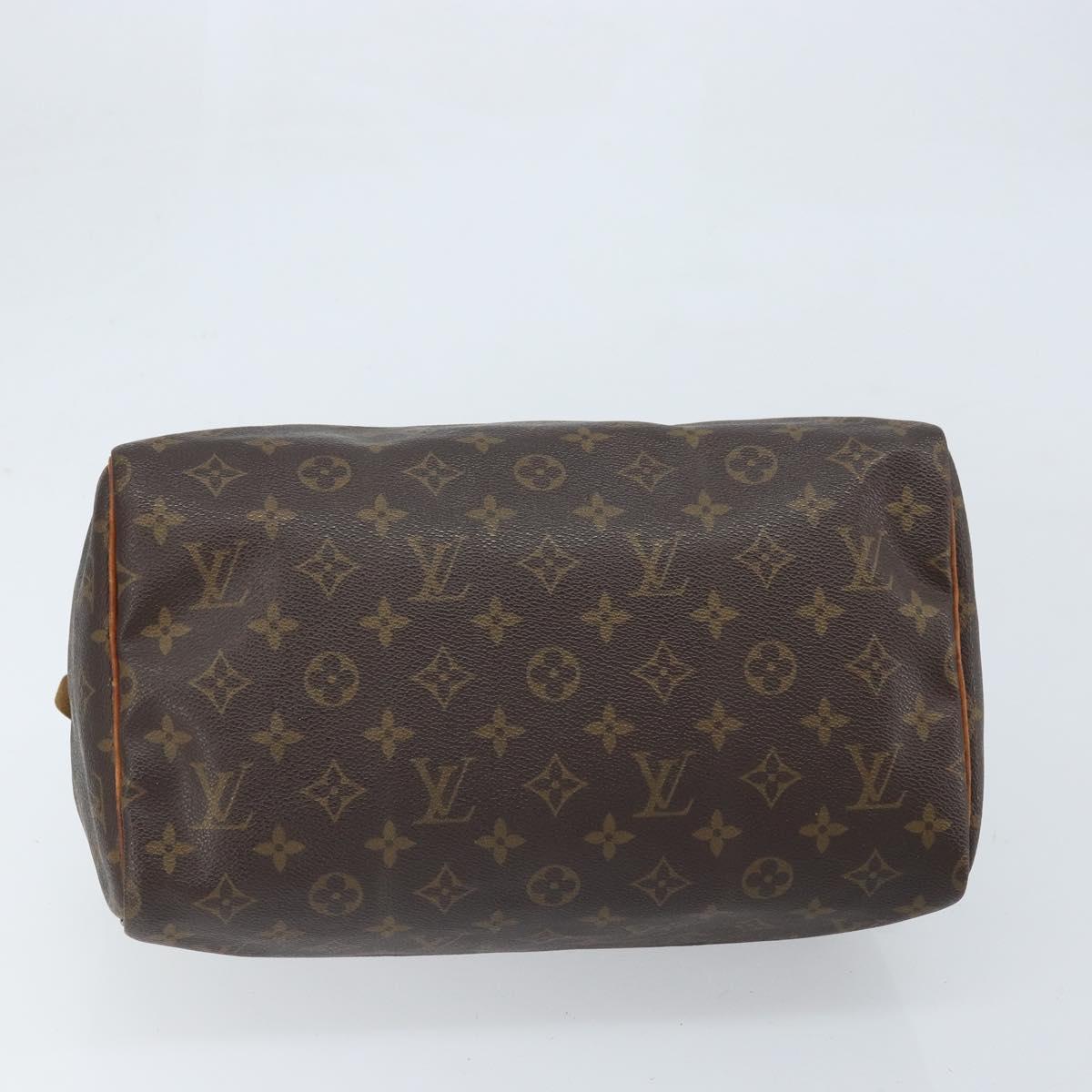 LOUIS VUITTON Monogram Speedy 30 Hand Bag M41526 LV Auth 171743A