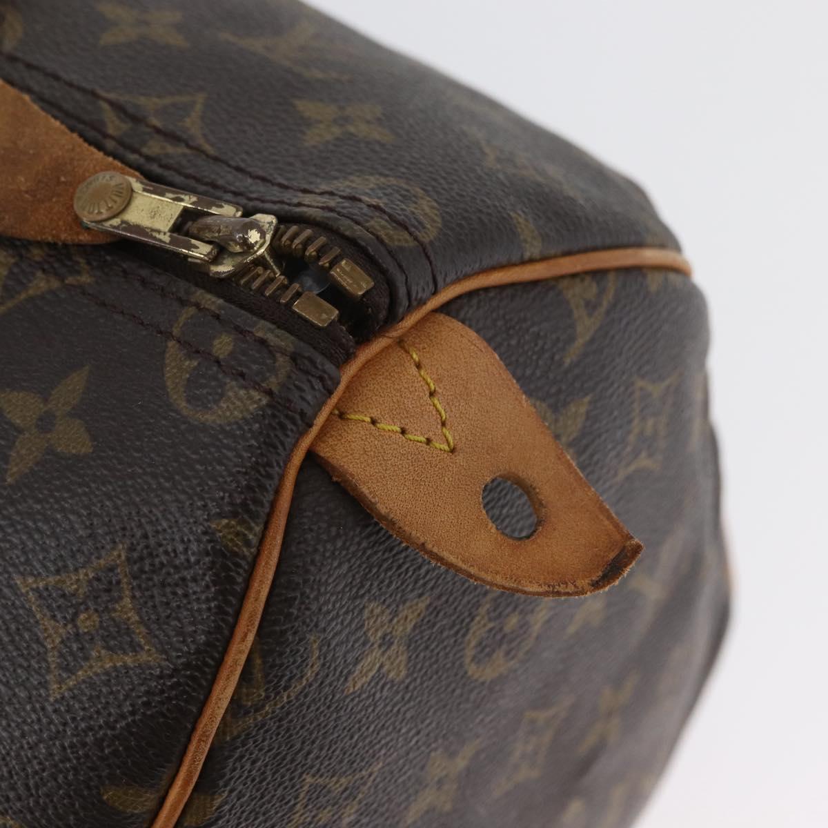 LOUIS VUITTON Monogram Speedy 35 Hand Bag M41524 LV Auth 171744