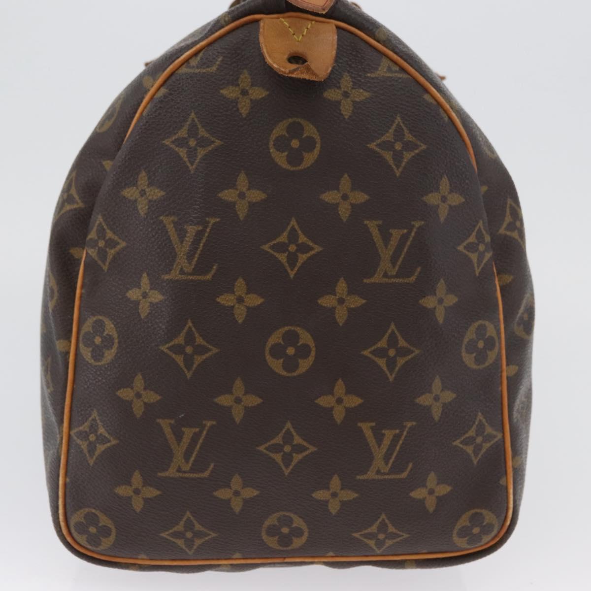 LOUIS VUITTON Monogram Speedy 35 Hand Bag M41524 LV Auth 171744