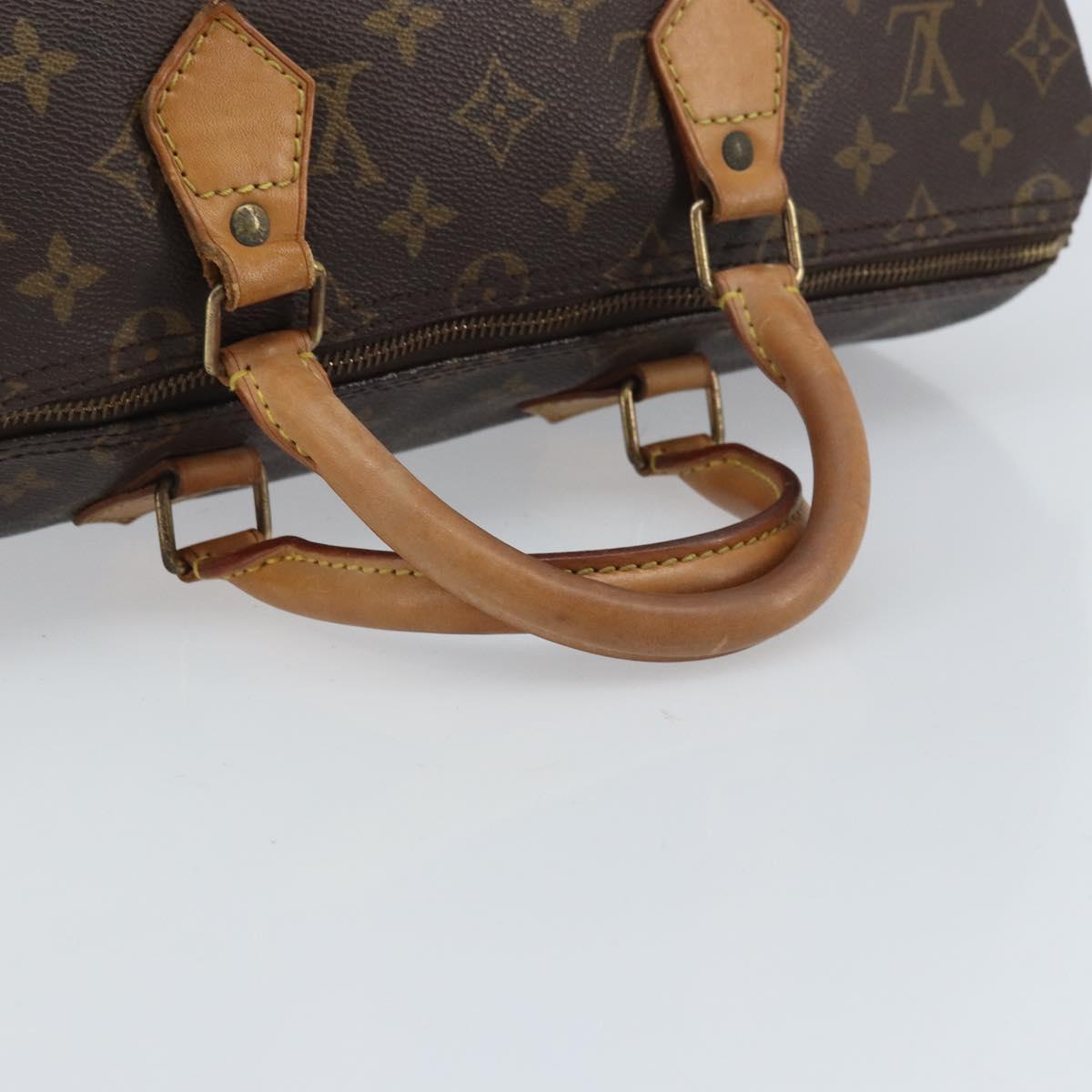 LOUIS VUITTON Monogram Speedy 35 Hand Bag M41524 LV Auth 171750A