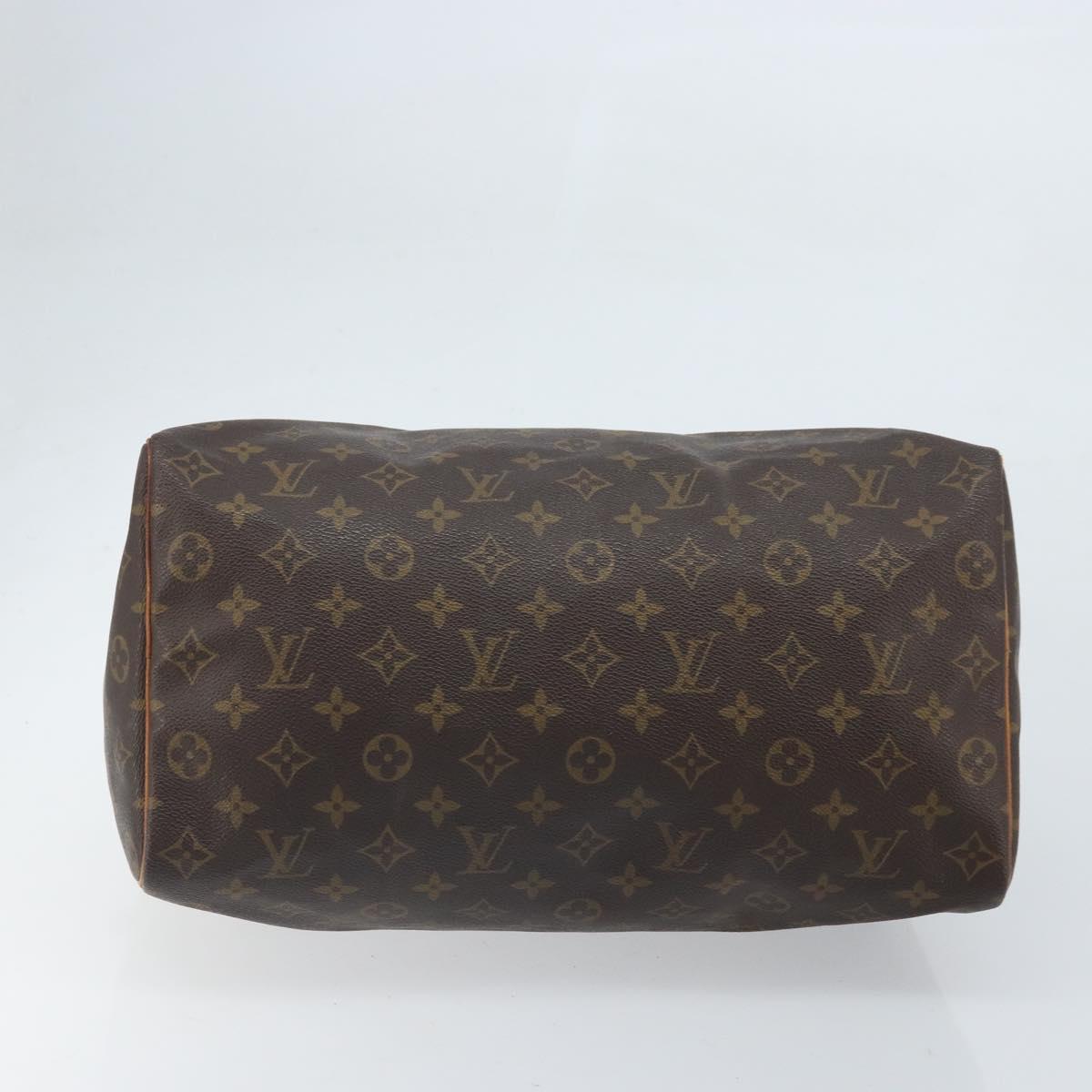 LOUIS VUITTON Monogram Speedy 35 Hand Bag M41524 LV Auth 171750A
