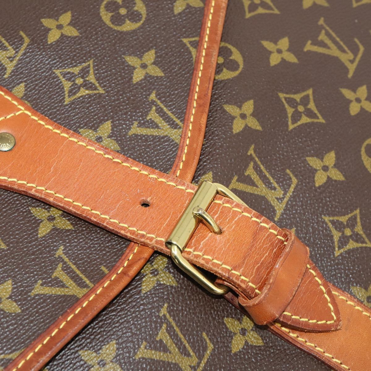 LOUIS VUITTON Monogram Sac Chassour 45 Boston Bag M41922 LV Auth 171758
