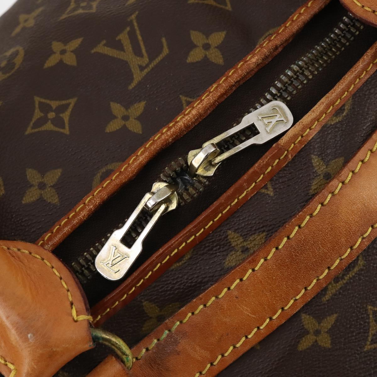 LOUIS VUITTON Monogram Sac Chasseur 55 Boston Bag M41922 LV Auth 171759
