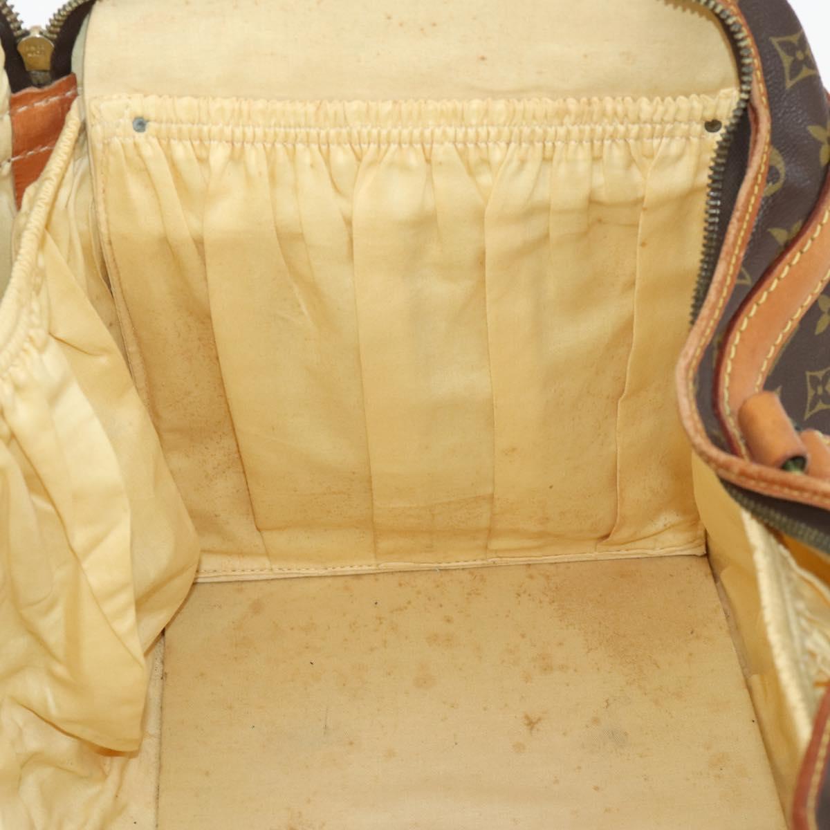 LOUIS VUITTON Monogram Sac Chasseur 55 Boston Bag M41922 LV Auth 171759