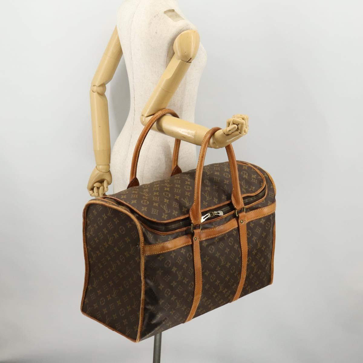 LOUIS VUITTON Monogram Sac Chasseur 55 Boston Bag M41922 LV Auth 171759