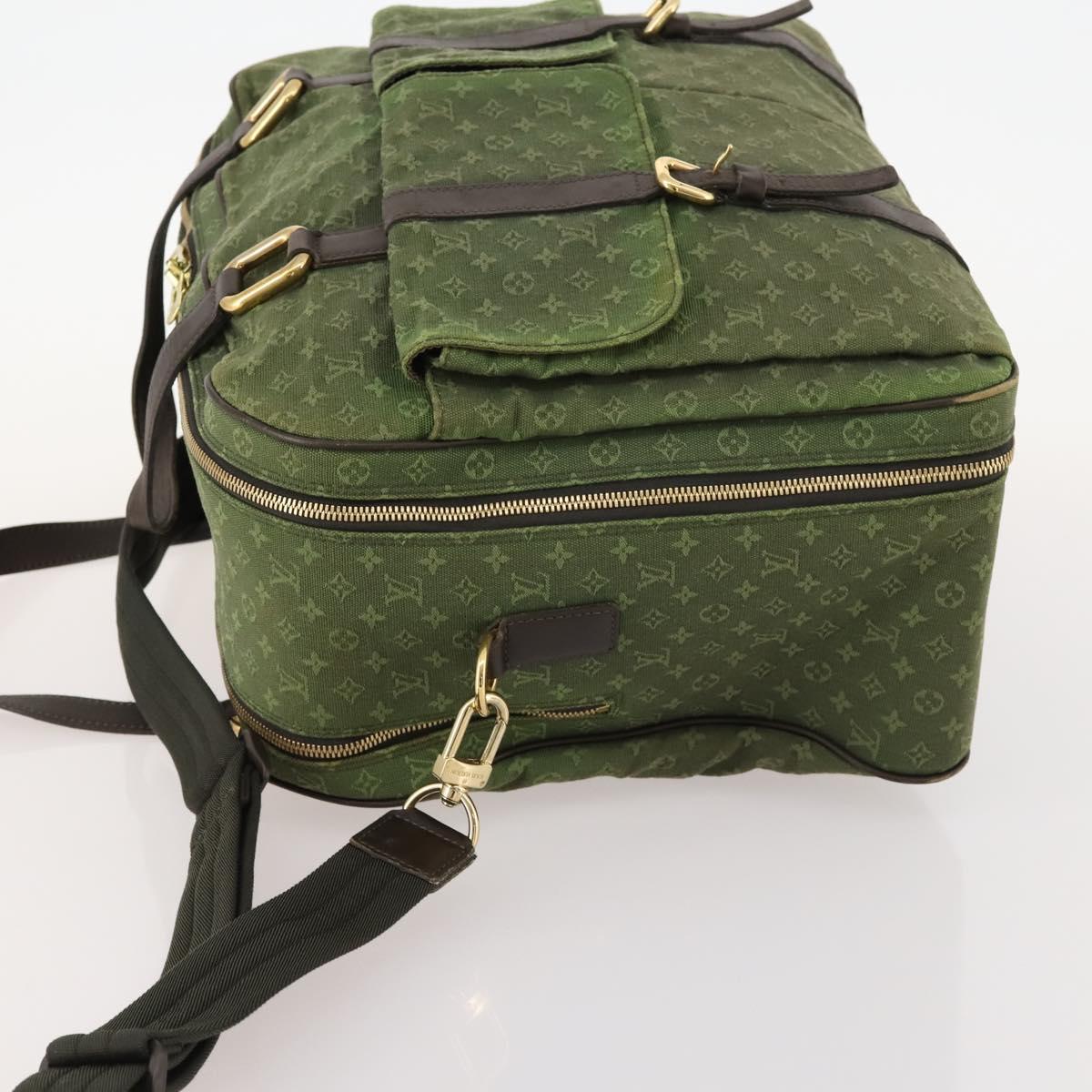 LOUIS VUITTON Monogram Mini Claudine Boston Bag TST Khaki M42332 LV Auth 171769