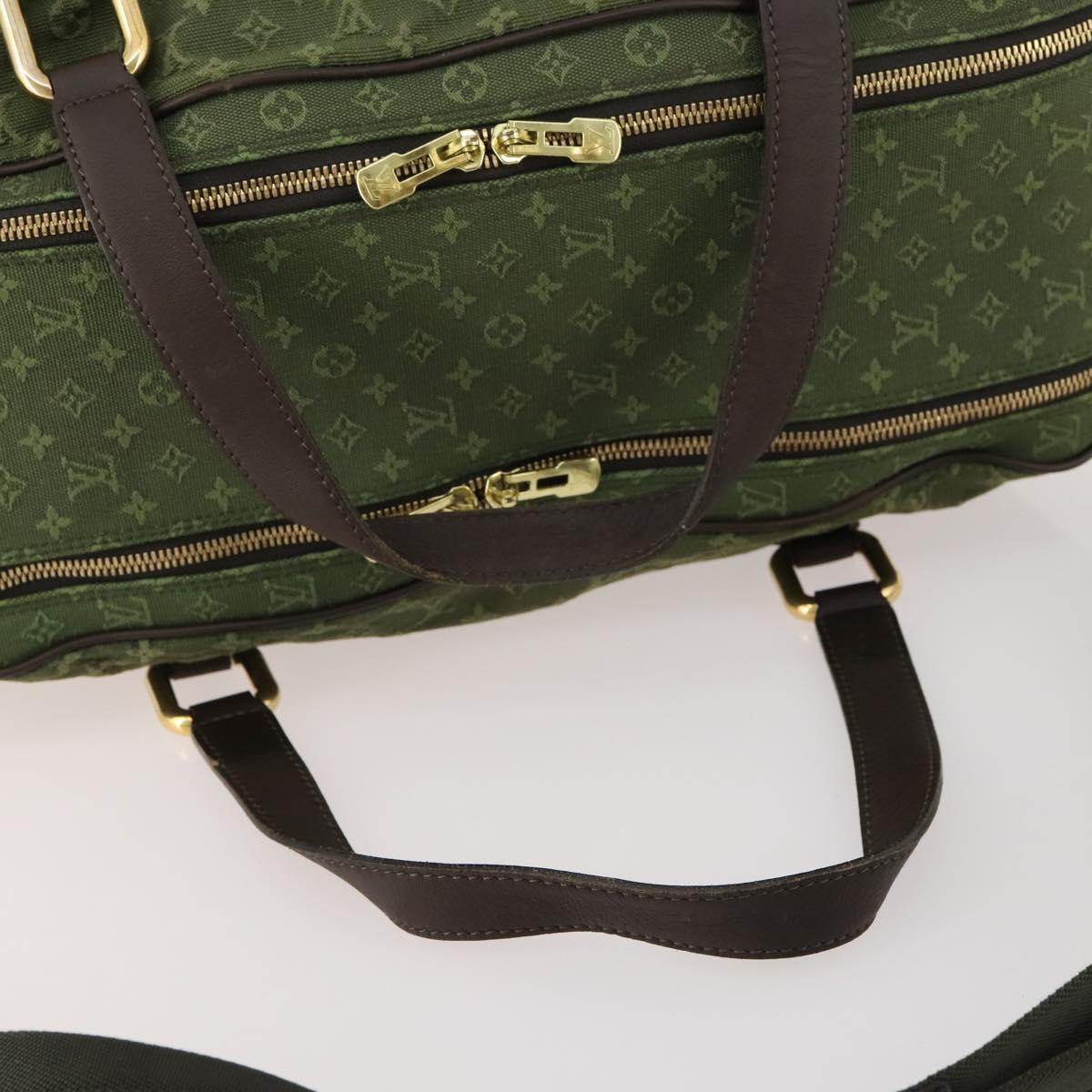 LOUIS VUITTON Monogram Mini Claudine Boston Bag TST Khaki M42332 LV Auth 171769
