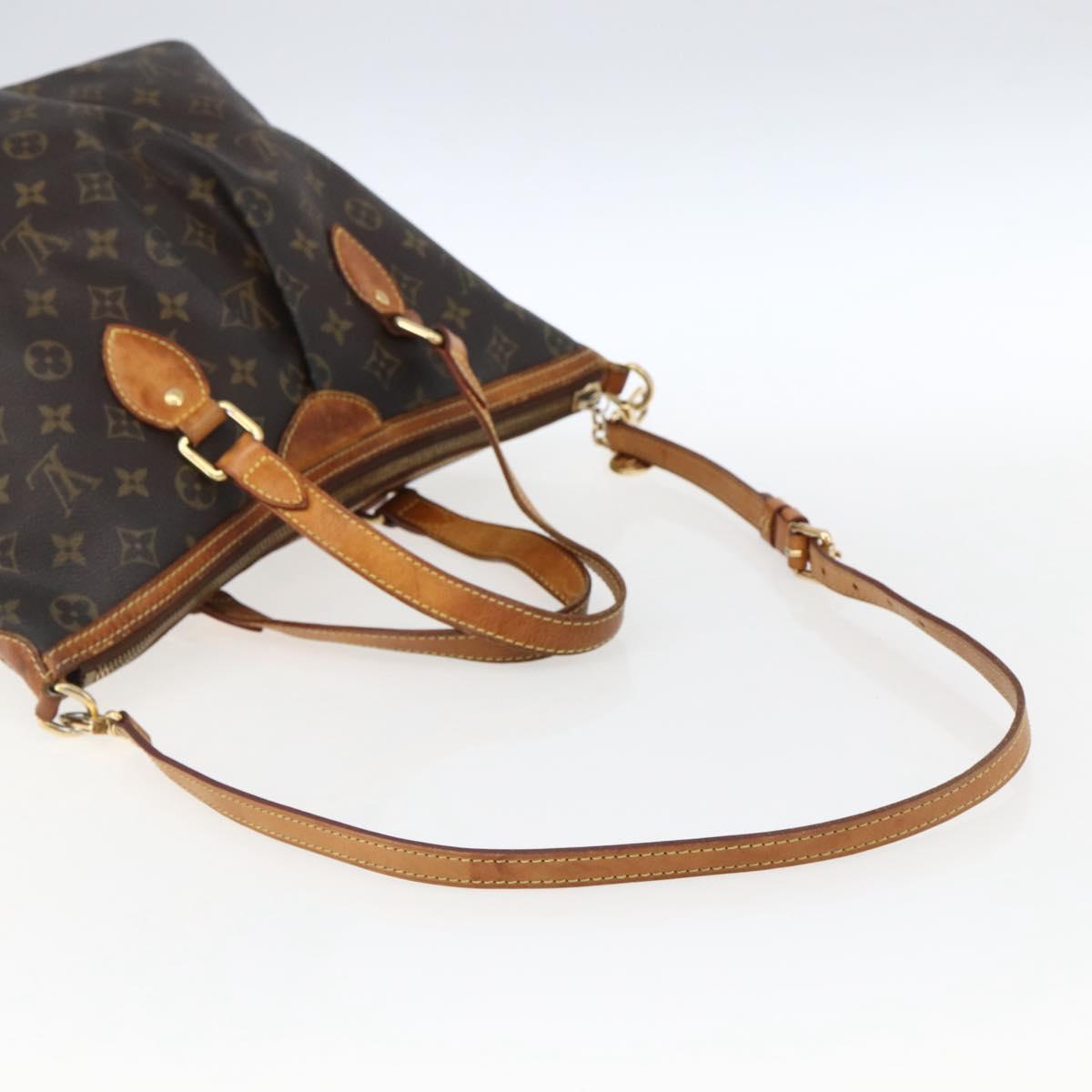 LOUIS VUITTON Monogram Palermo PM Tote Bag M40145 LV Auth 171772