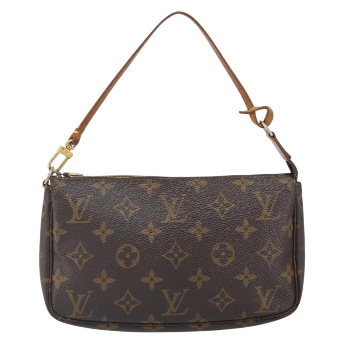 LOUIS VUITTON Monogram Pochette Accessoires Pouch M51980 LV Auth 171804A