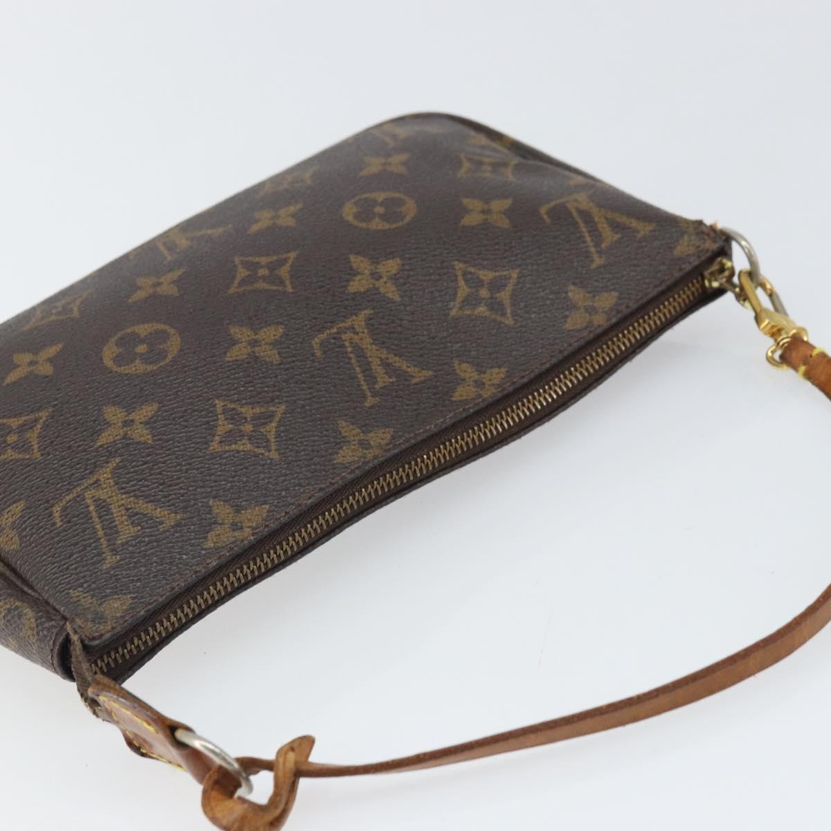 LOUIS VUITTON Monogram Pochette Accessoires Pouch M51980 LV Auth 171804A