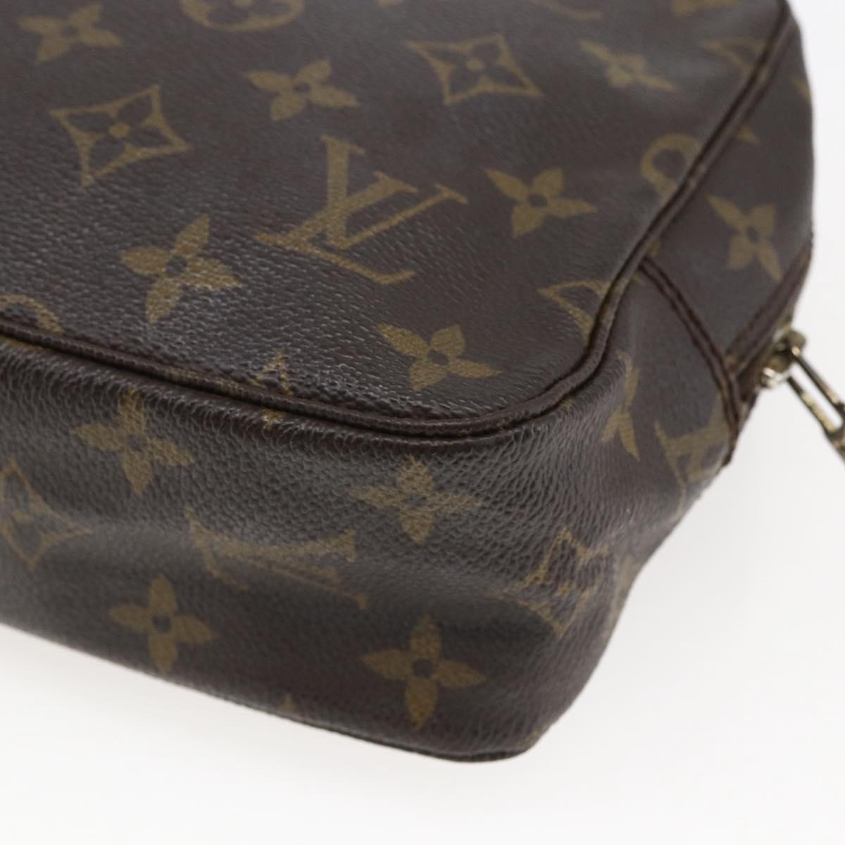 LOUIS VUITTON Monogram Trousse Toilette 23 Clutch Bag M47524 LV Auth 171812