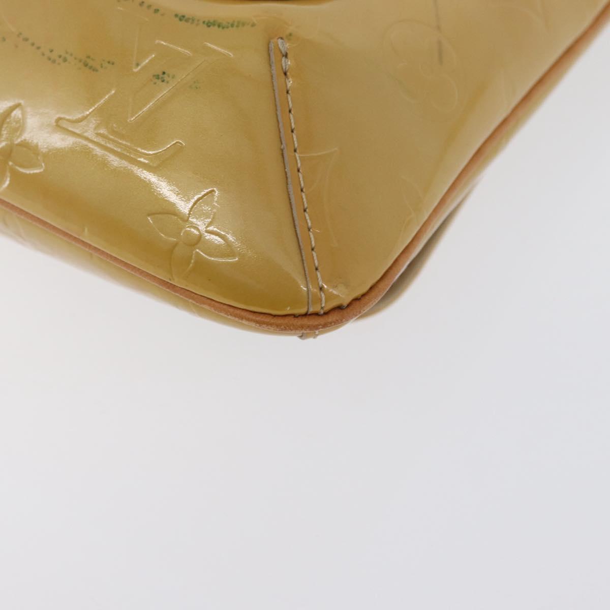 LOUIS VUITTON Monogram Vernis Thompson Street Bag Beige M91301 LV Auth 171822