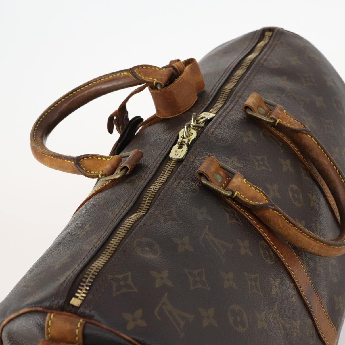 LOUIS VUITTON Monogram Keepall Bandouliere 45 Boston Bag M41418 LV Auth 171825