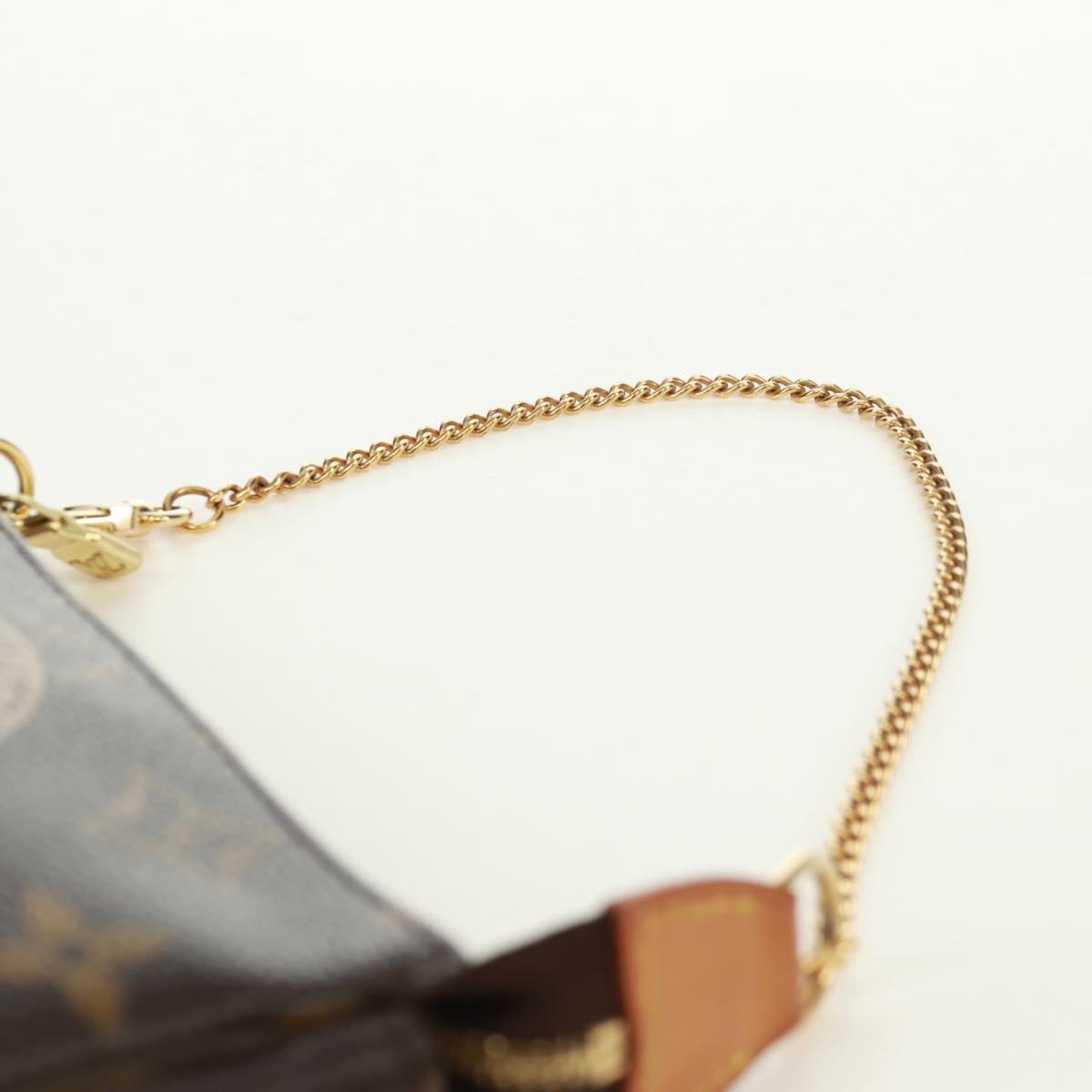 LOUIS VUITTON Monogram T&B Mini Pochette Accessoires Pouch M60153 Auth 171828V