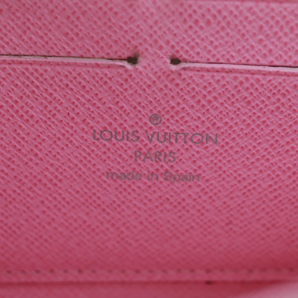 LOUIS VUITTON Monogram Multicolor Zippy Long Wallet White M60241 LV Auth 171842V