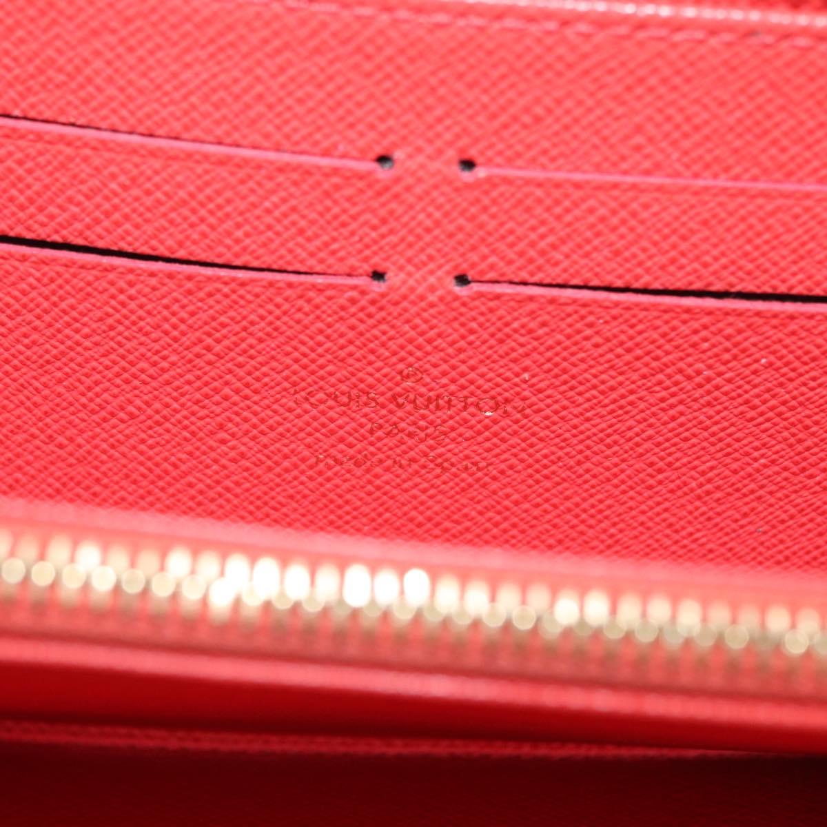 LOUIS VUITTON Damier Ebene Zippy Wallet 2015 Christmas Only N61240 Auth 171846