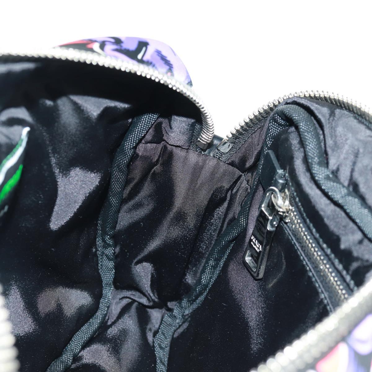 PRADA Universal Studio Collaboration Frankenstein Bag Nylon Purple Auth 171848M