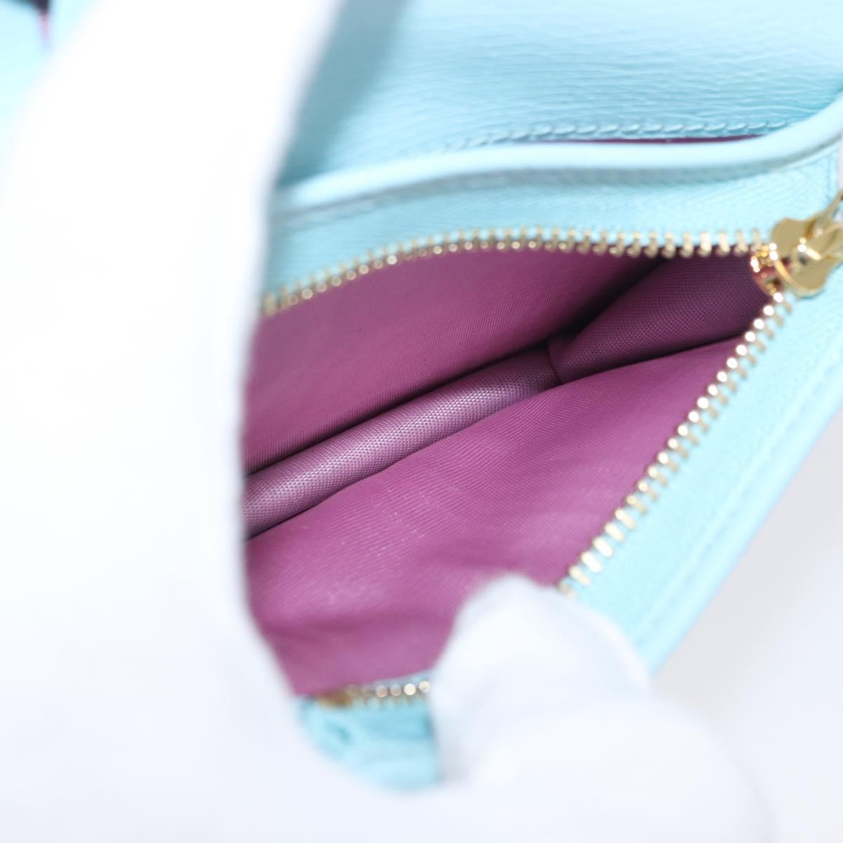 GUCCI Bananya Collaboration Compact Wallet Light Blue 701009 2067 Auth 171852M