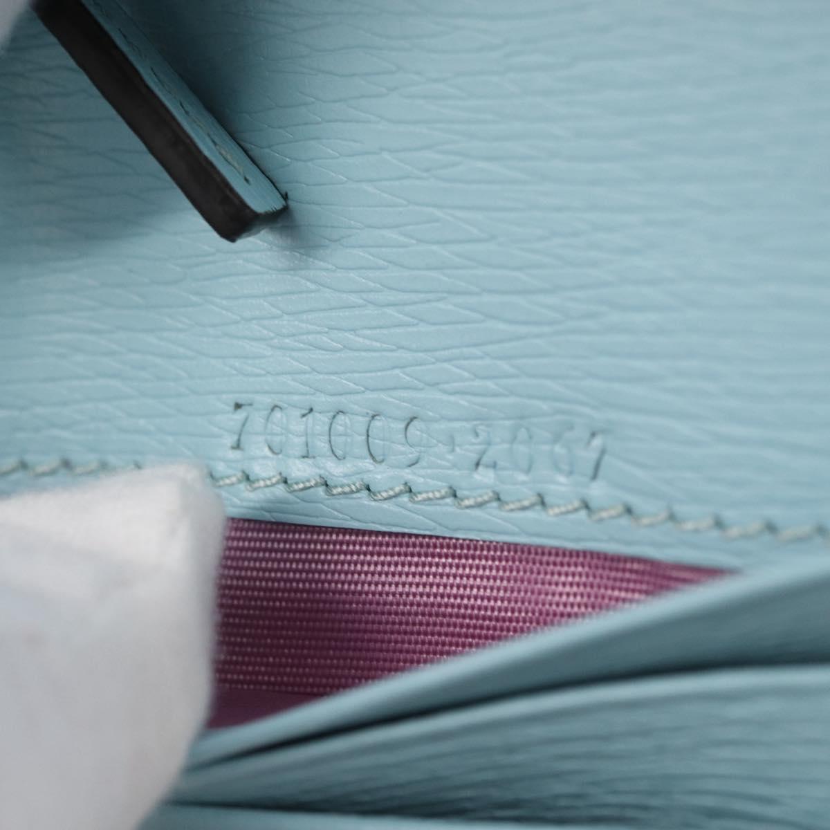 GUCCI Bananya Collaboration Compact Wallet Light Blue 701009 2067 Auth 171852M