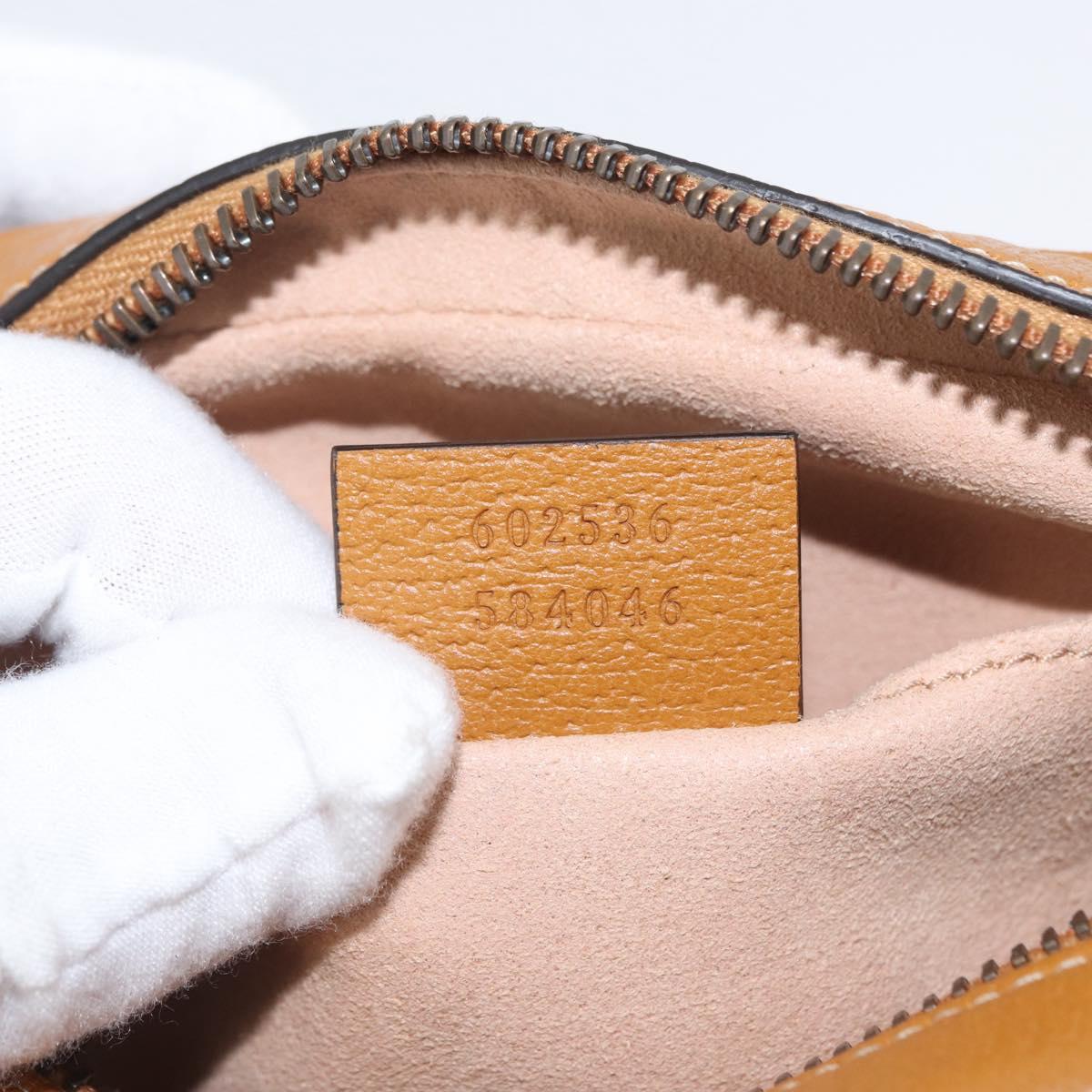 GUCCI Micro GG Supreme Disney Shoulder Bag PVC Beige Gold 602536 Auth 171854SAM