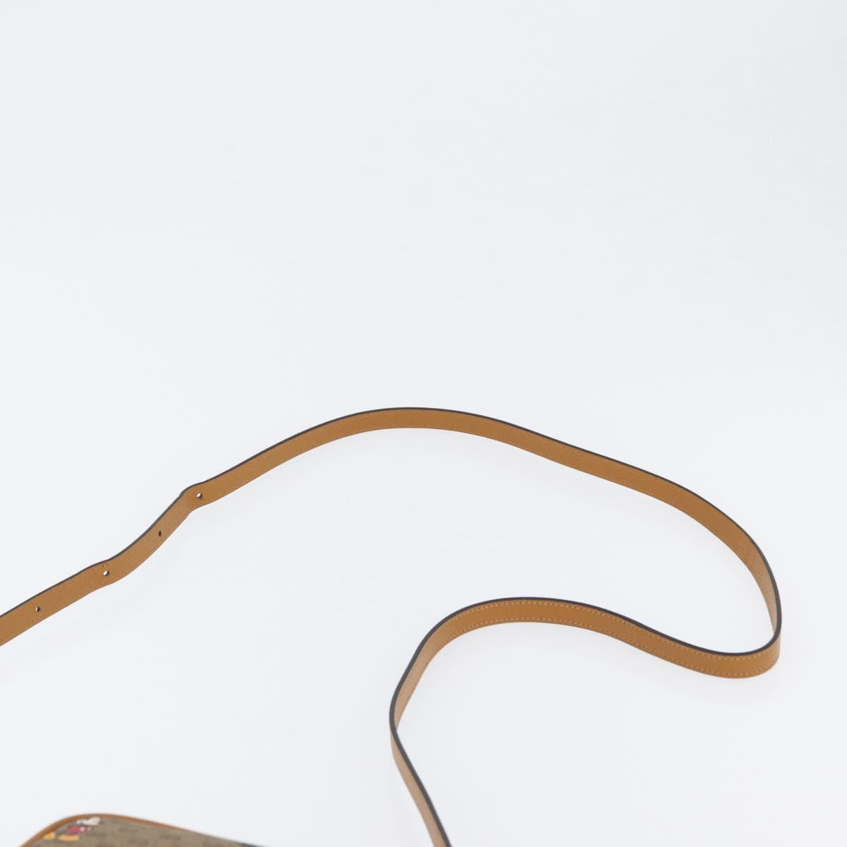 GUCCI Micro GG Supreme Disney Shoulder Bag PVC Beige Gold 602536 Auth 171854SAM
