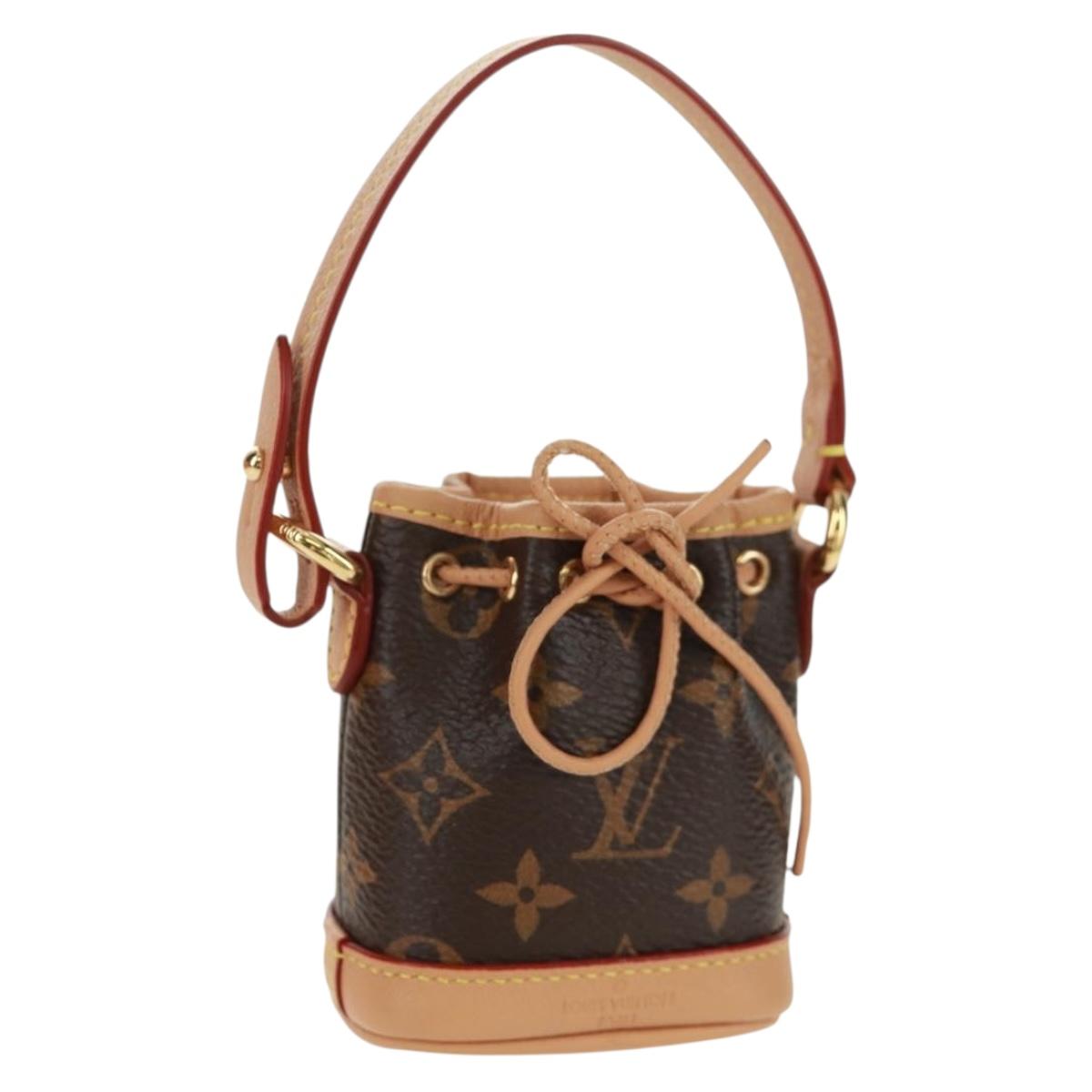 LOUIS VUITTON Monogram Vivienne Micronoe Bag Charm M00818 LV Auth 171855SAM