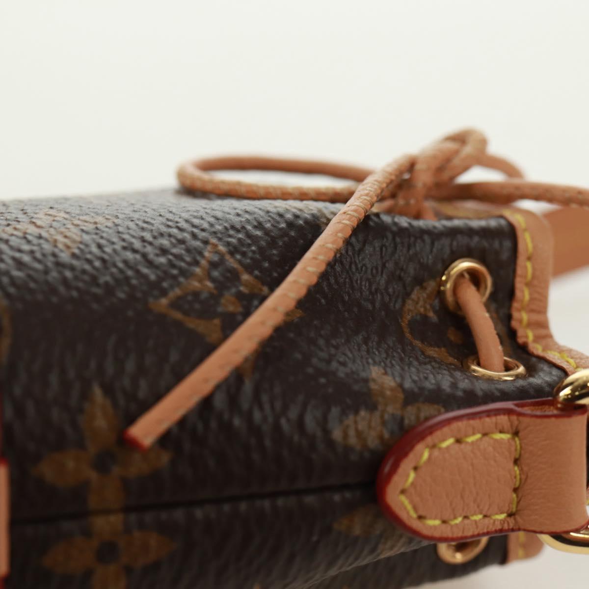 LOUIS VUITTON Monogram Vivienne Micronoe Bag Charm M00818 LV Auth 171855SAM