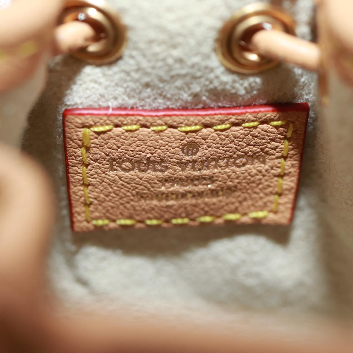 LOUIS VUITTON Monogram Vivienne Micronoe Bag Charm M00818 LV Auth 171855SAM