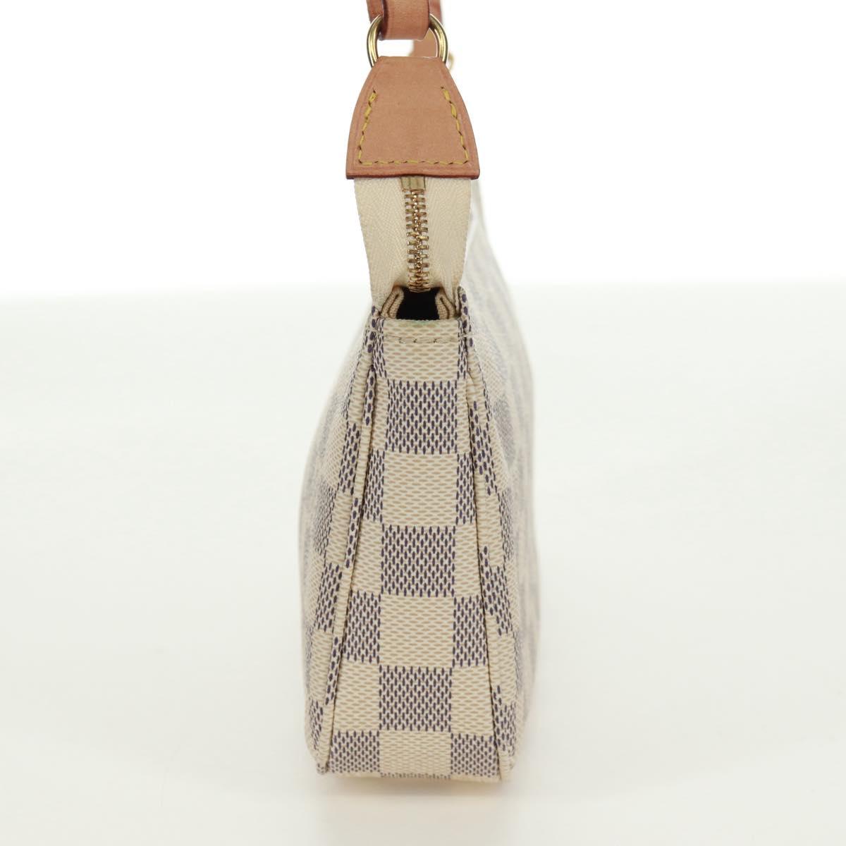 LOUIS VUITTON Damier Azur Pochette Accessoires Pouch N41207 LV Auth 171857SAM