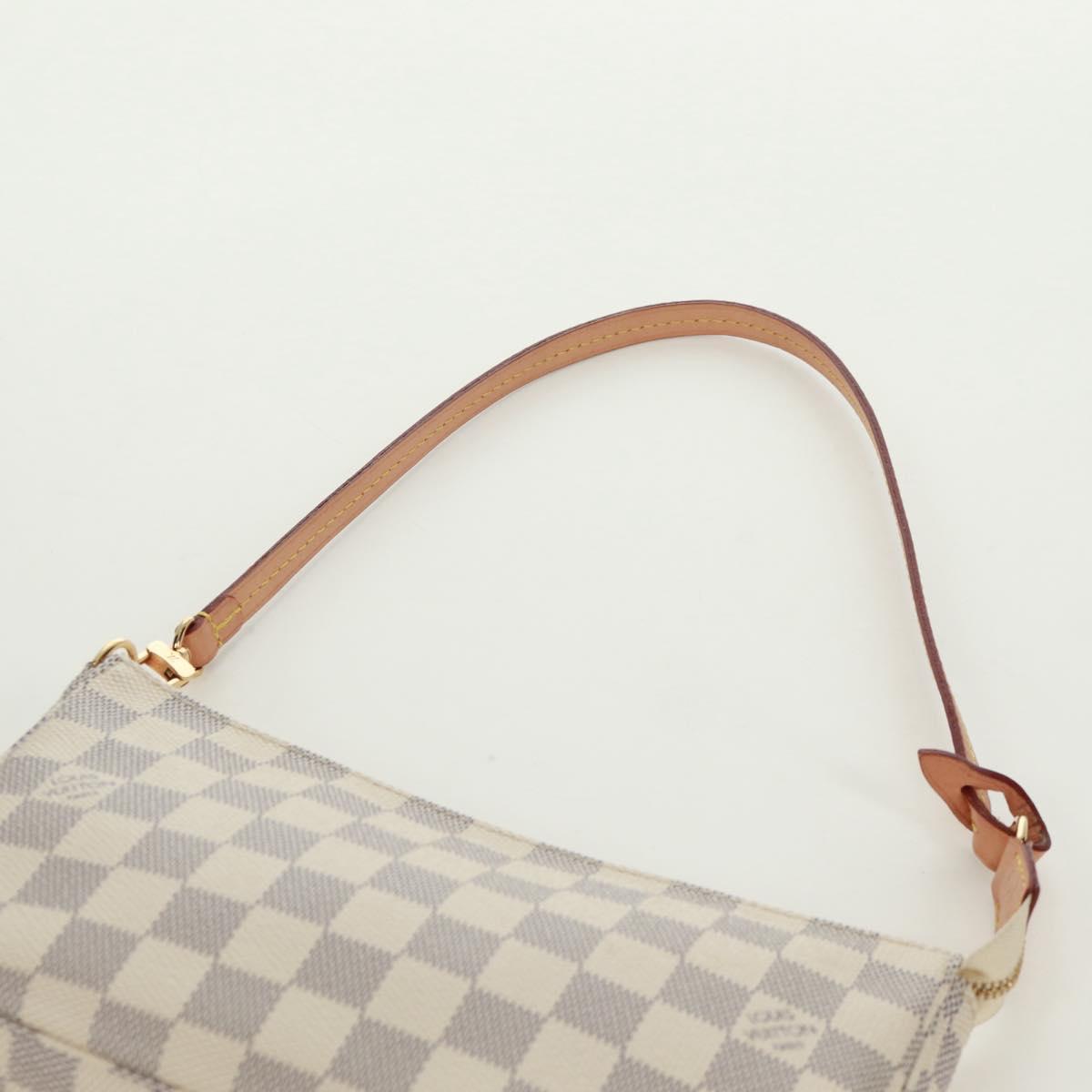 LOUIS VUITTON Damier Azur Pochette Accessoires Pouch N41207 LV Auth 171857SAM