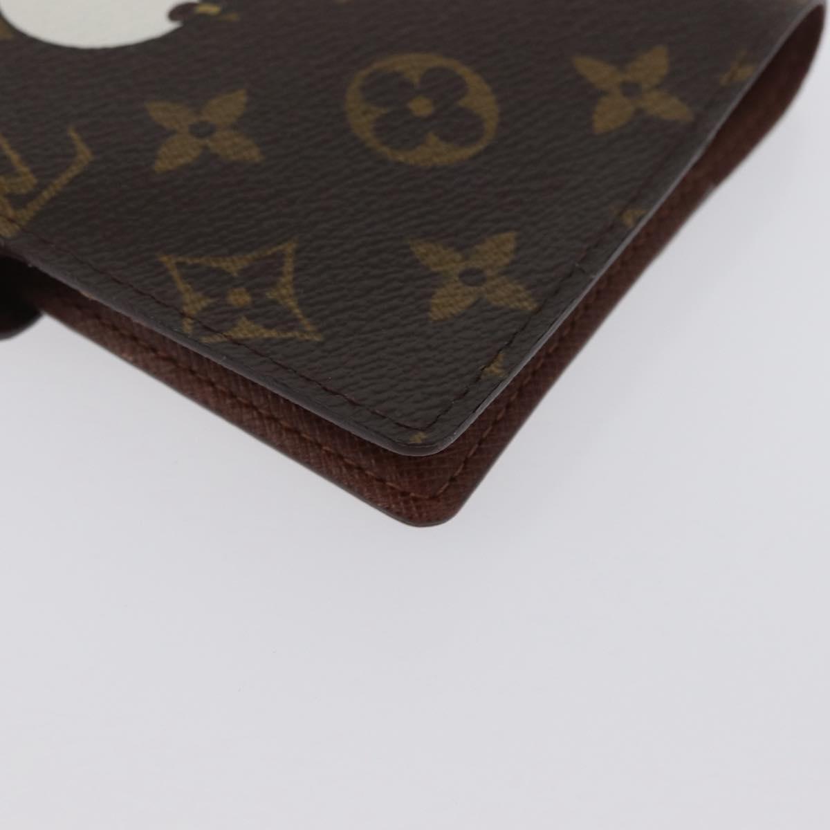 LOUIS VUITTON Monogram Panda Agenda PM Day Planner Cover R20011 LV Auth 171859V