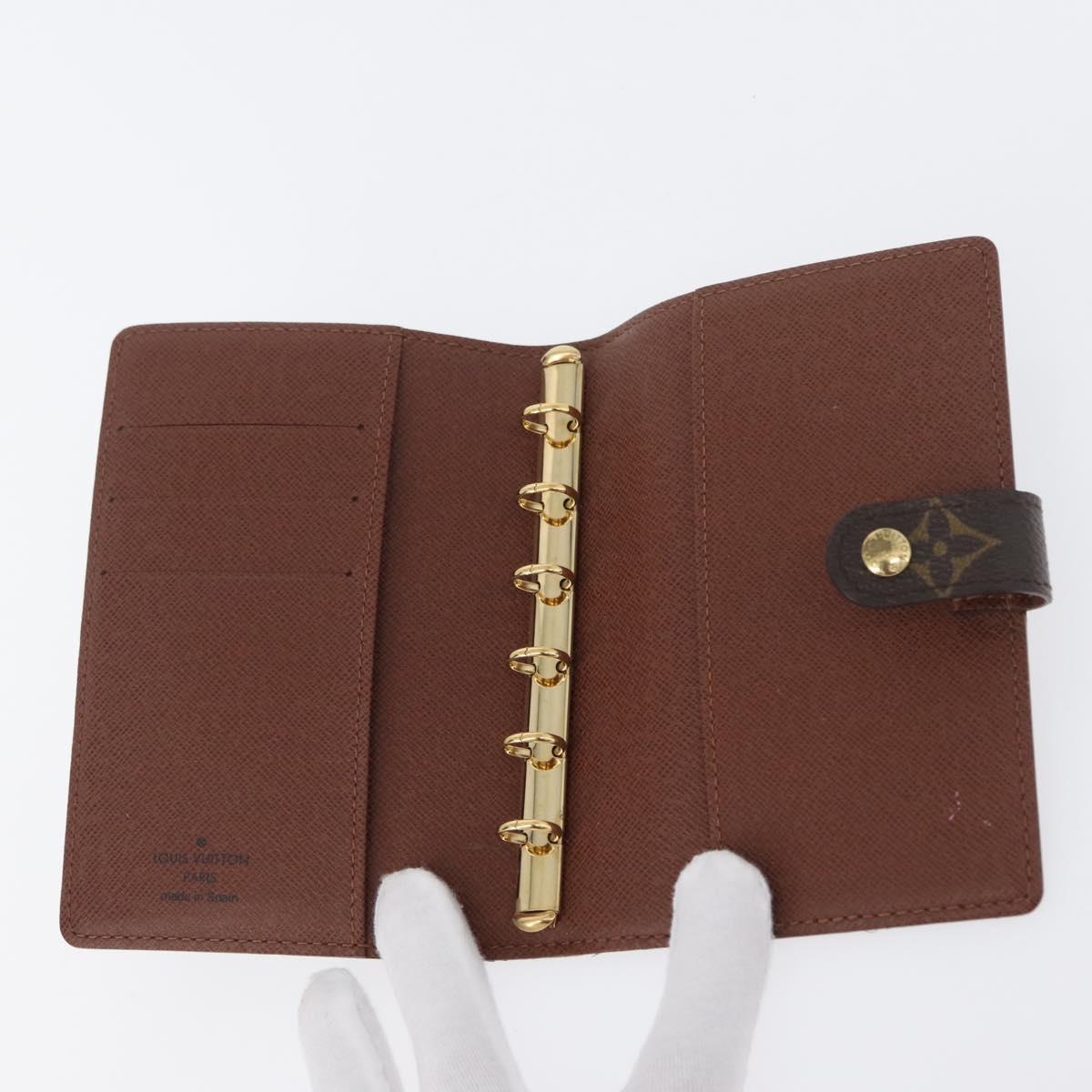 LOUIS VUITTON Monogram Panda Agenda PM Day Planner Cover R20011 LV Auth 171859V