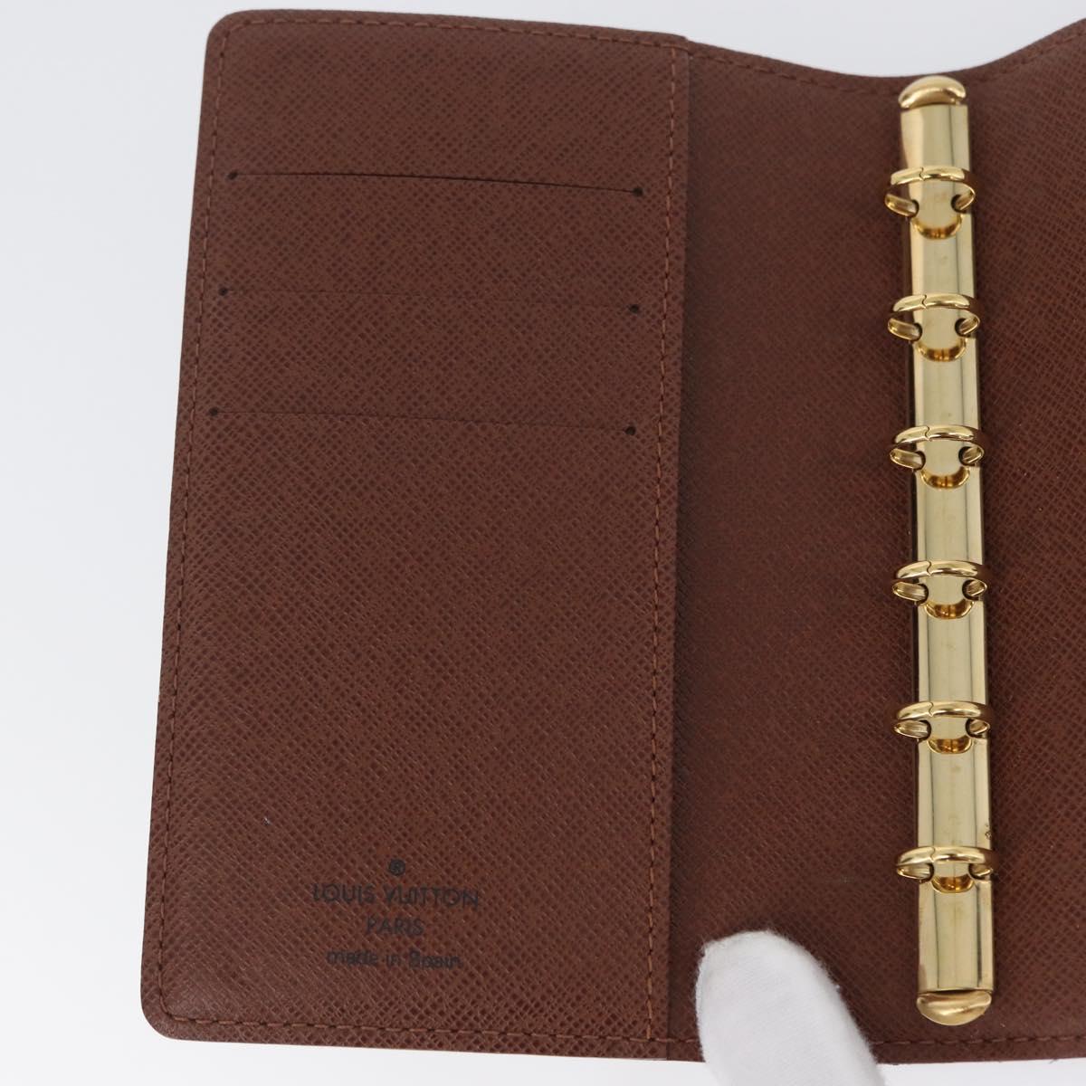 LOUIS VUITTON Monogram Panda Agenda PM Day Planner Cover R20011 LV Auth 171859V