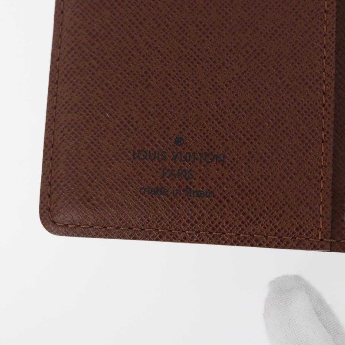 LOUIS VUITTON Monogram Panda Agenda PM Day Planner Cover R20011 LV Auth 171859V