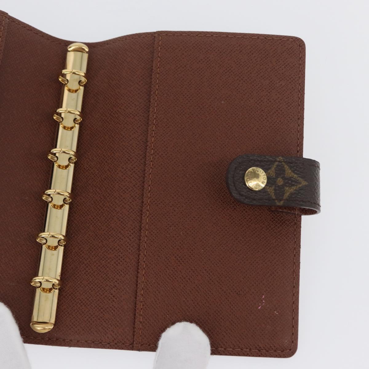 LOUIS VUITTON Monogram Panda Agenda PM Day Planner Cover R20011 LV Auth 171859V