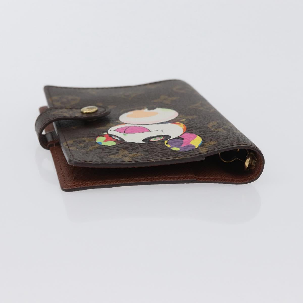LOUIS VUITTON Monogram Panda Agenda PM Day Planner Cover R20011 LV Auth 171859V