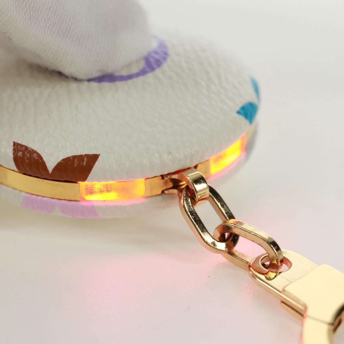 LOUIS VUITTON Monogram Multicolor Astropill Charm White M51911 LV Auth 171866V