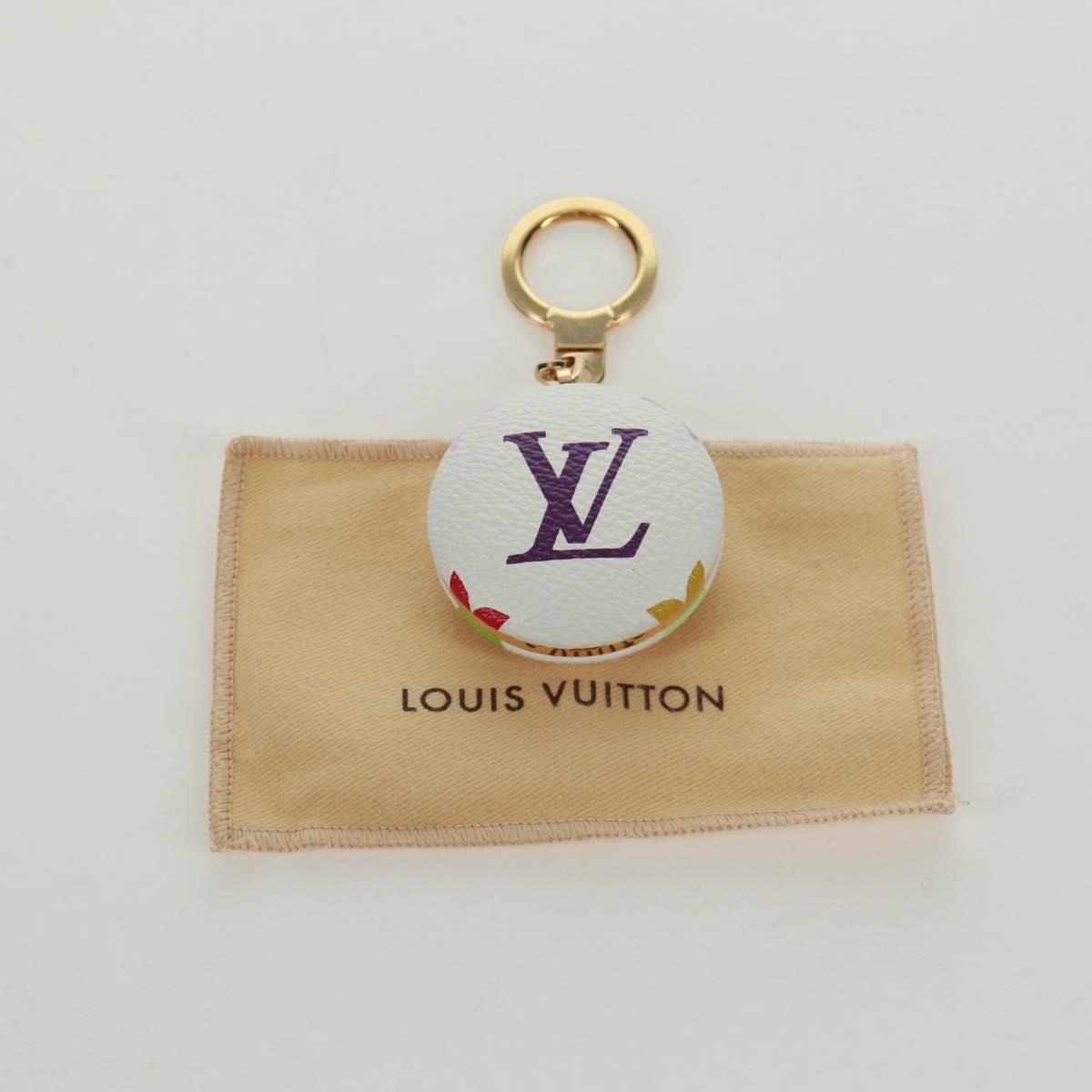 LOUIS VUITTON Monogram Multicolor Astropill Charm White M51911 LV Auth 171866V