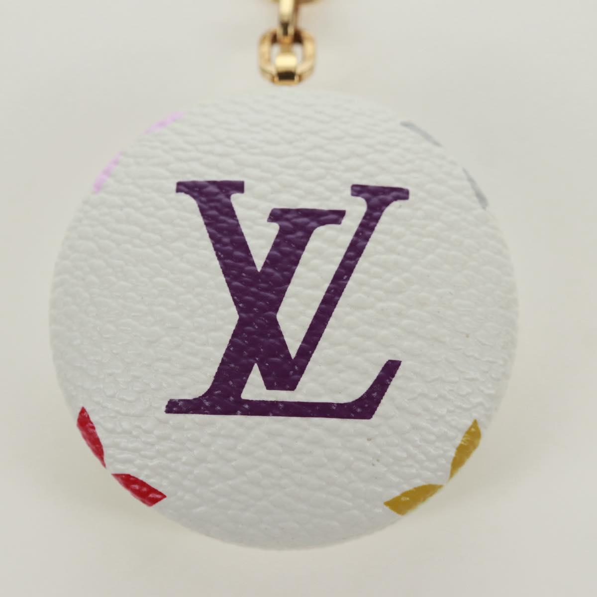 LOUIS VUITTON Monogram Multicolor Astropill Charm White M51911 LV Auth 171866V