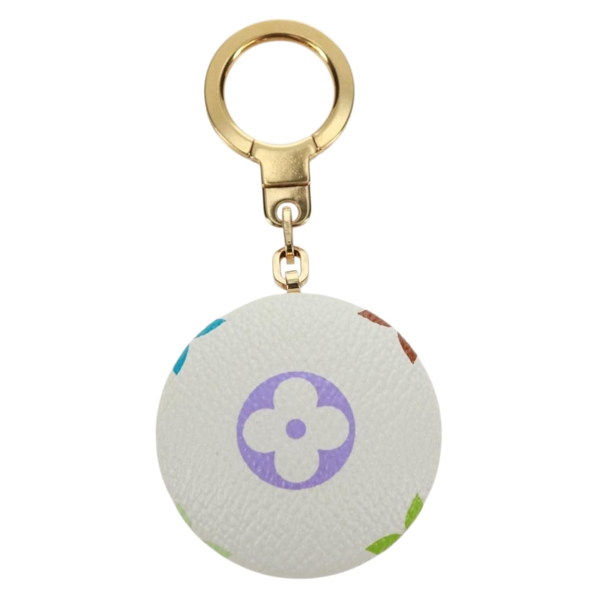 LOUIS VUITTON Monogram Multicolor Astropill Charm White M51911 LV Auth 171866V