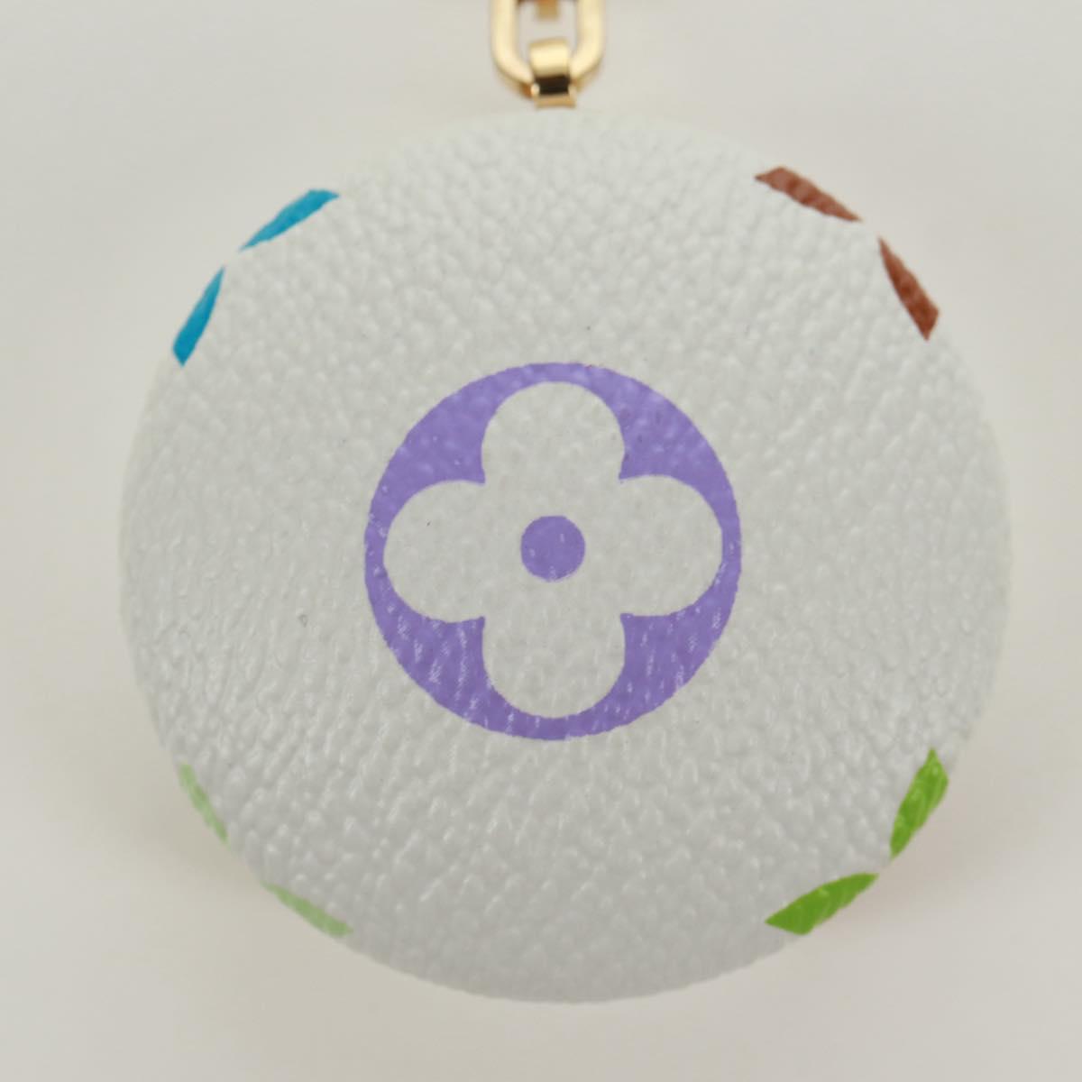 LOUIS VUITTON Monogram Multicolor Astropill Charm White M51911 LV Auth 171866V