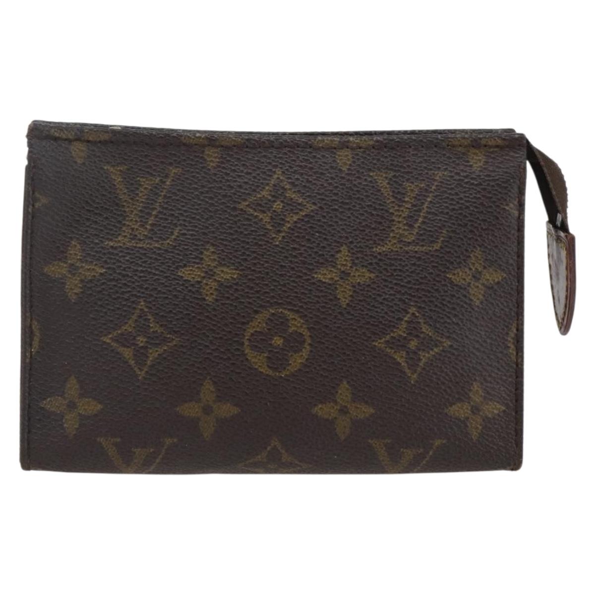 LOUIS VUITTON Monogram Poche Toilette 15 Pouch M47546 LV Auth 171880