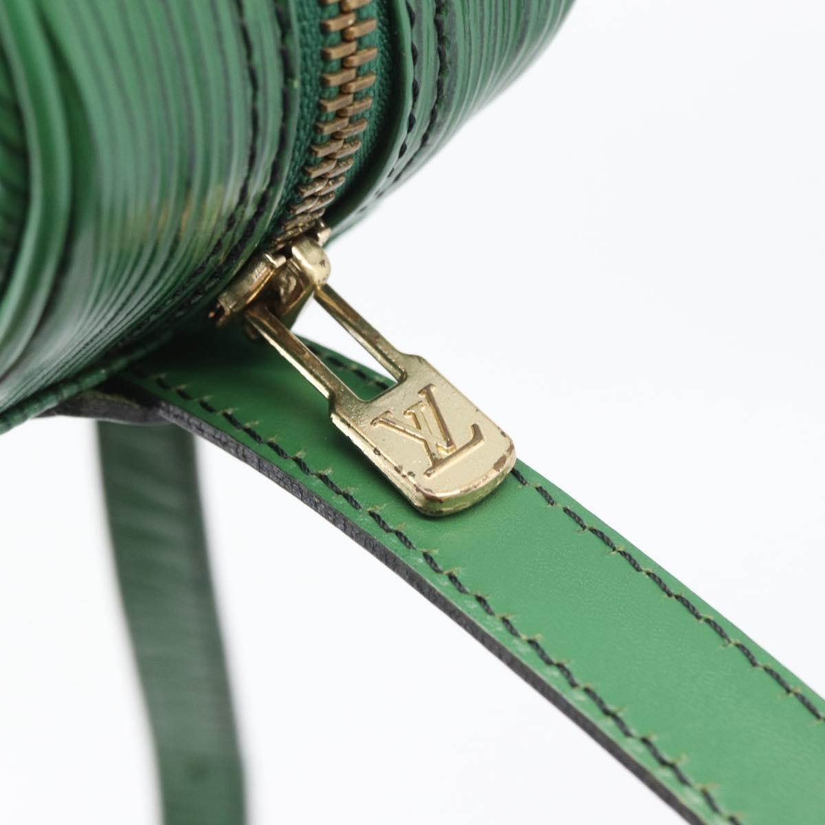 LOUIS VUITTON Epi Jeune Fille MM Shoulder Bag Green M52154 LV Auth 171885