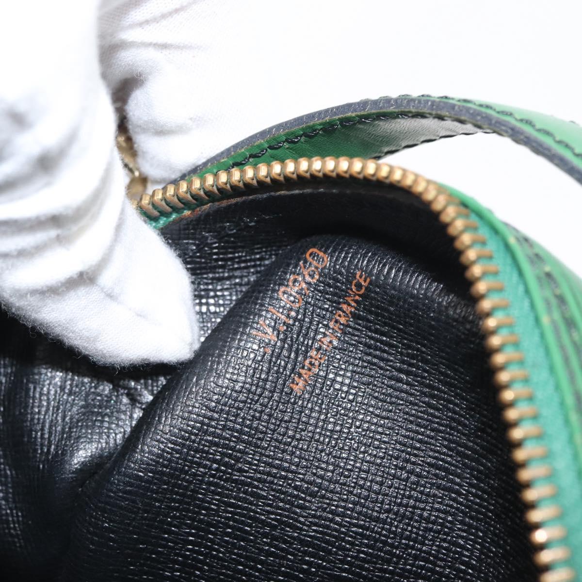 LOUIS VUITTON Epi Jeune Fille MM Shoulder Bag Green M52154 LV Auth 171885