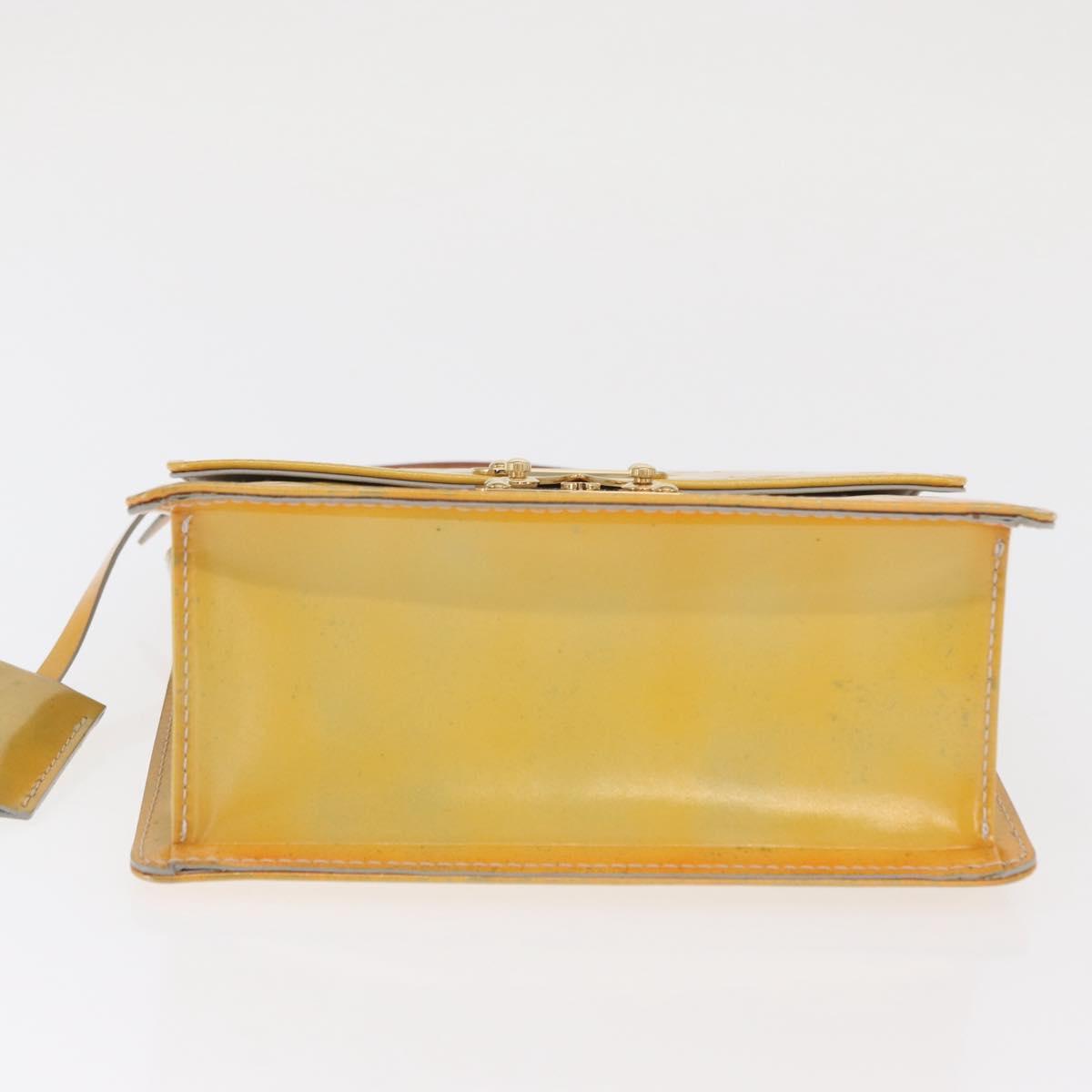LOUIS VUITTON Monogram Vernis Spring street Hand Bag Gris M91029 LV Auth 171927